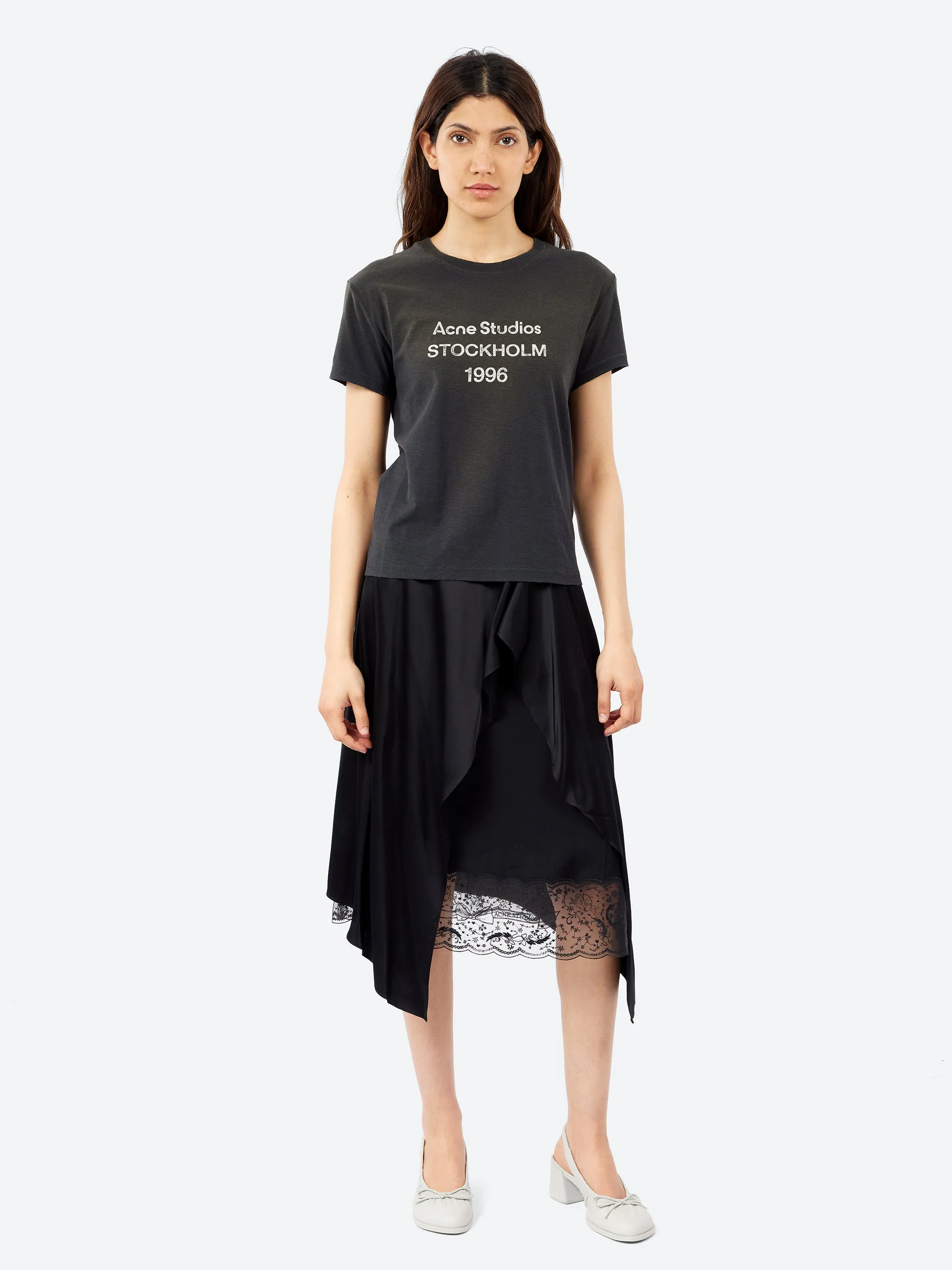 Layered Satin Skirt sold by gravitypope product image thumbnail 2