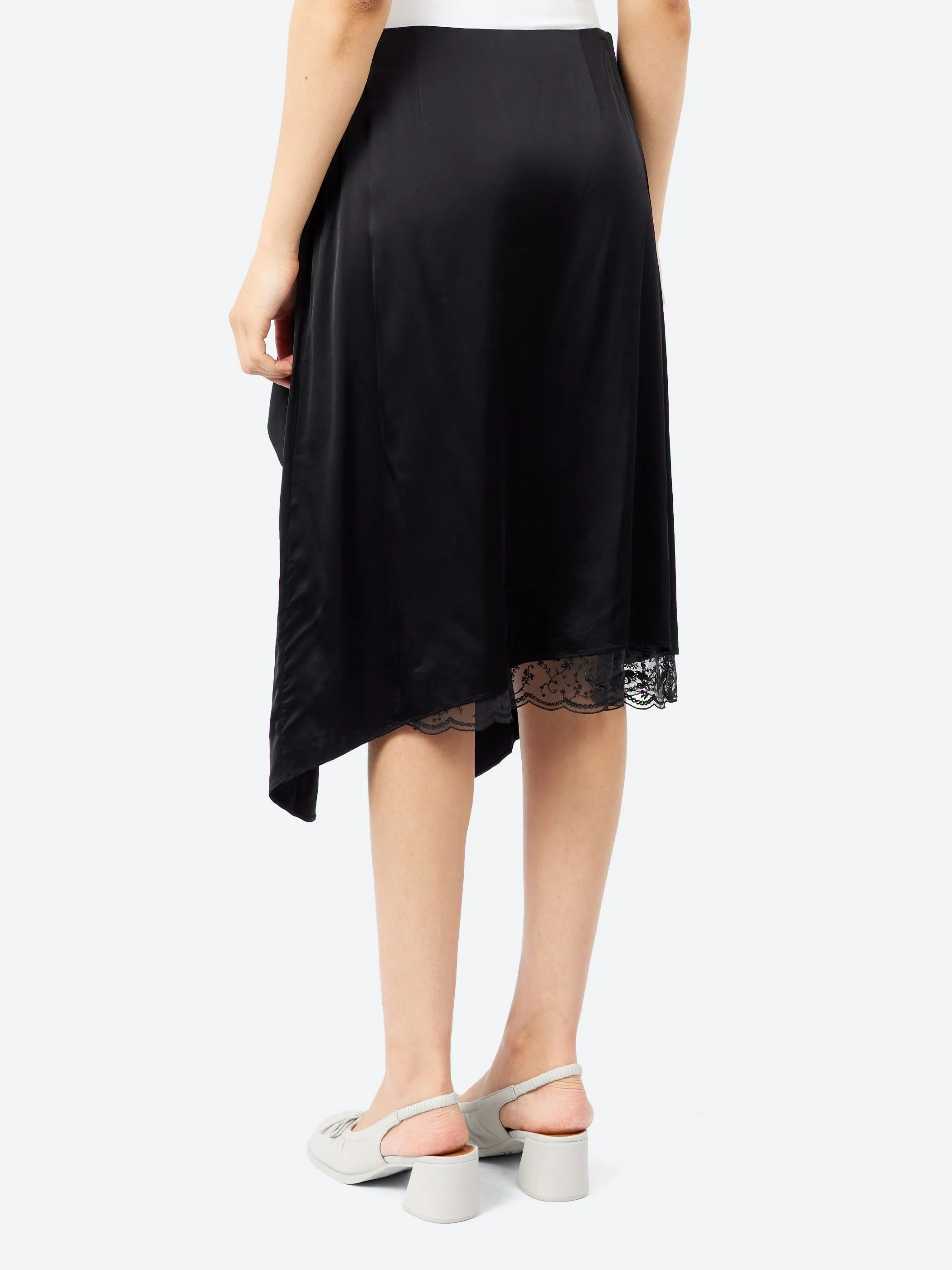 Layered Satin Skirt sold by gravitypope product image thumbnail 3