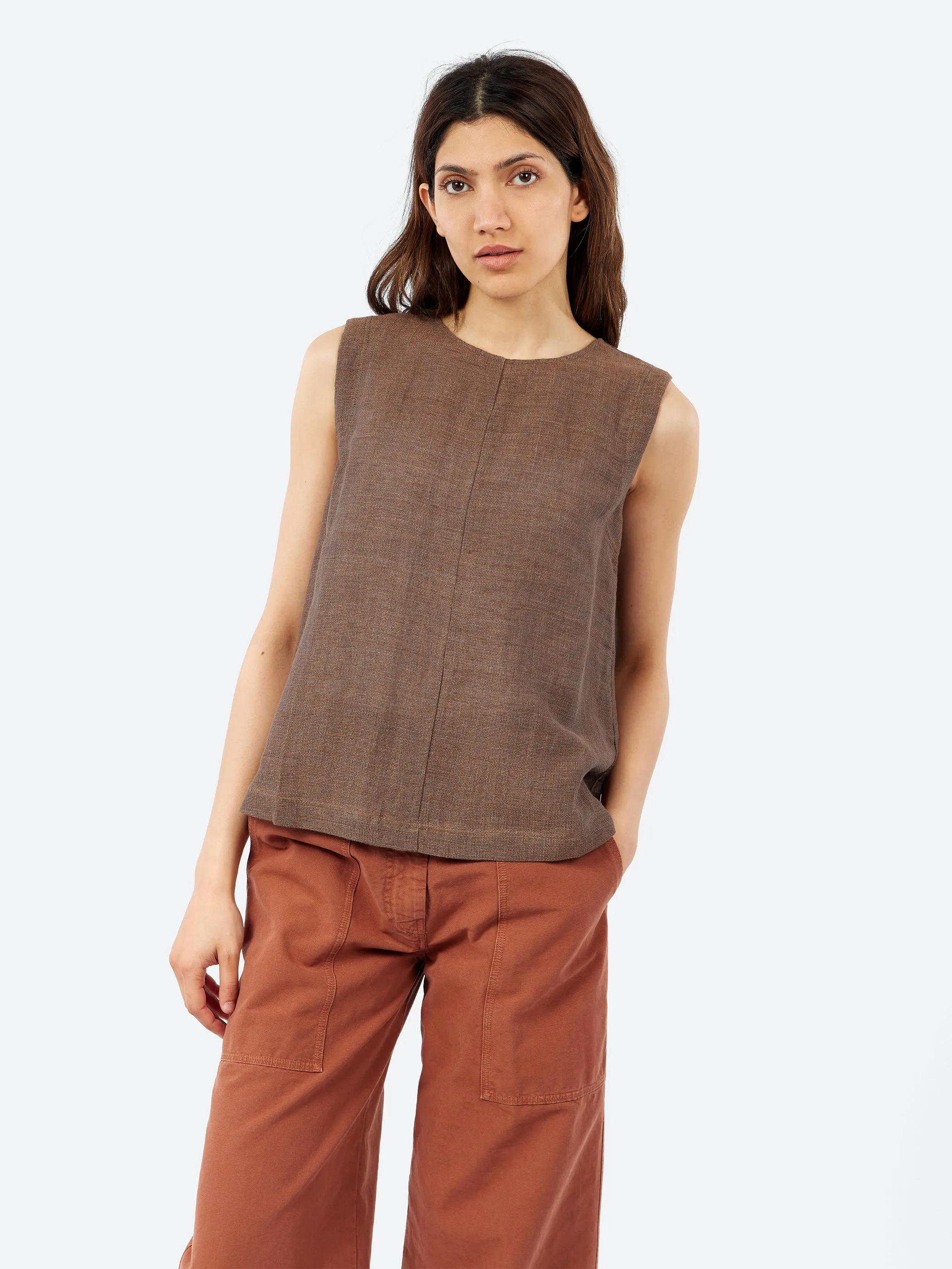 Linen and Cotton Gauze Top sold by gravitypope product image thumbnail 2