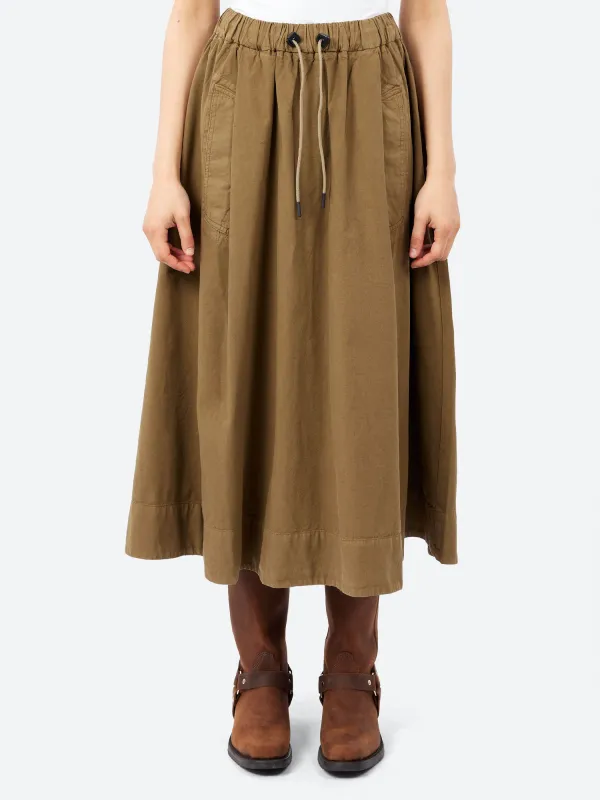 Cabin Check Organic Cotton Skirt | Juniper | Parallel