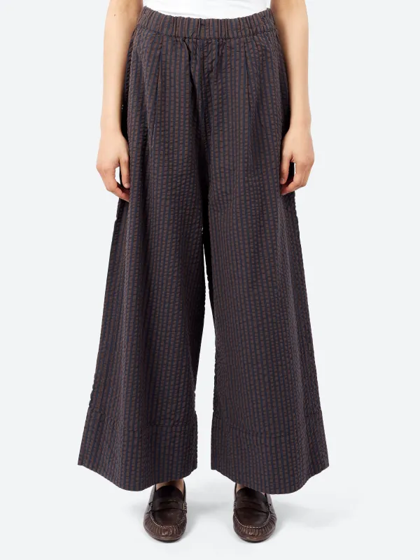 パンツ M sheller check jacquard wrap culottes Windbreaker Check Cotton Culottes | Wax Green | Parallel