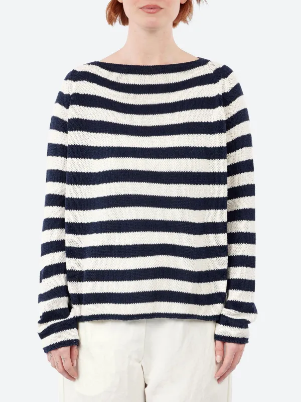 P2051 Boatneck Sweater made by A Punto B