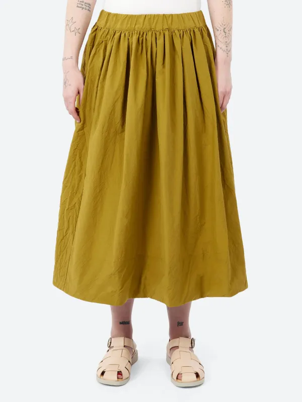 P1569 Gathered Waist Skirt made by A Punto B