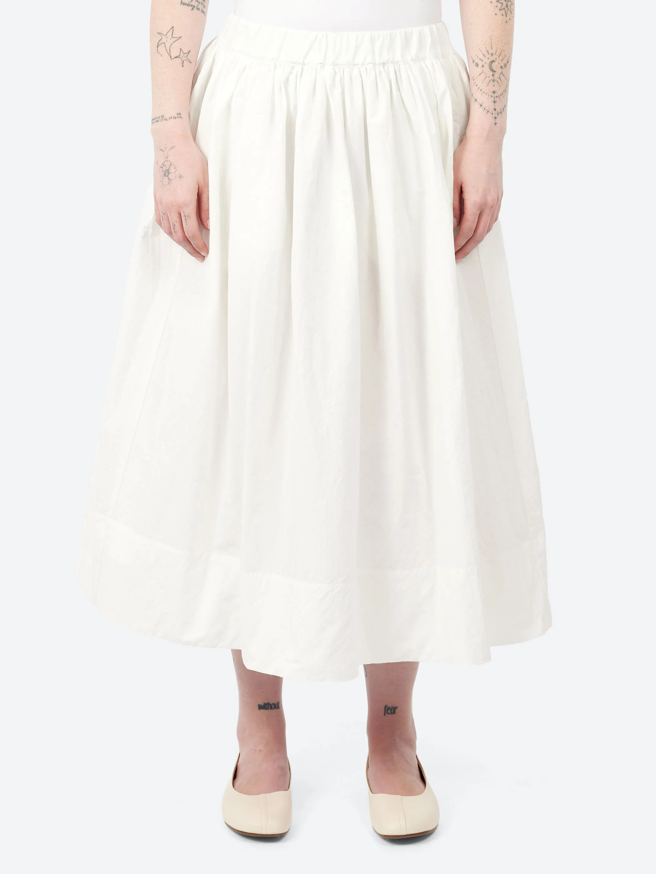 P1569 Gathered Waist Skirt sold by gravitypope