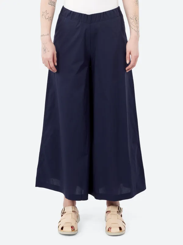 Wide Cropped Trousers made by Roberto Collina