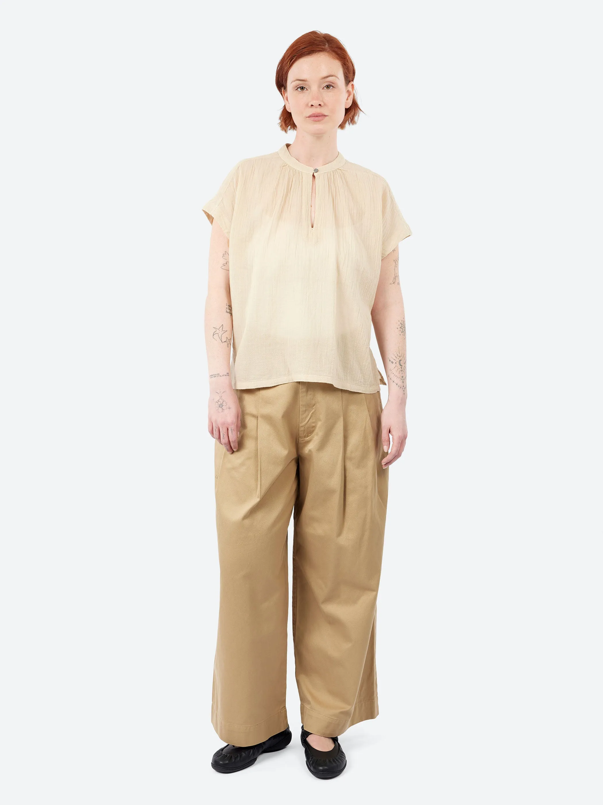 Organic Cotton Crepe Gauze Top sold by gravitypope product image thumbnail 2