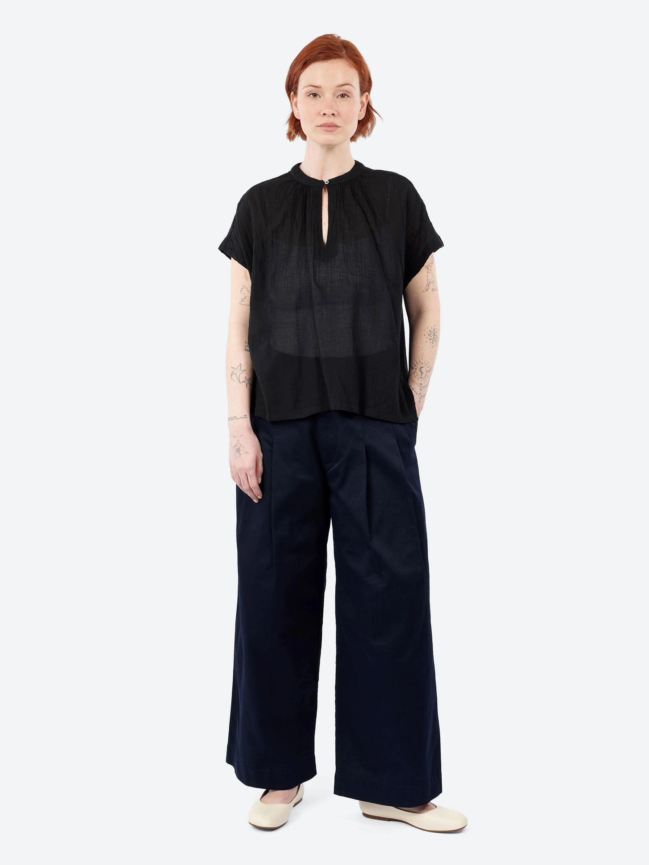 Organic Cotton Crepe Gauze Top sold by gravitypope product image thumbnail 4