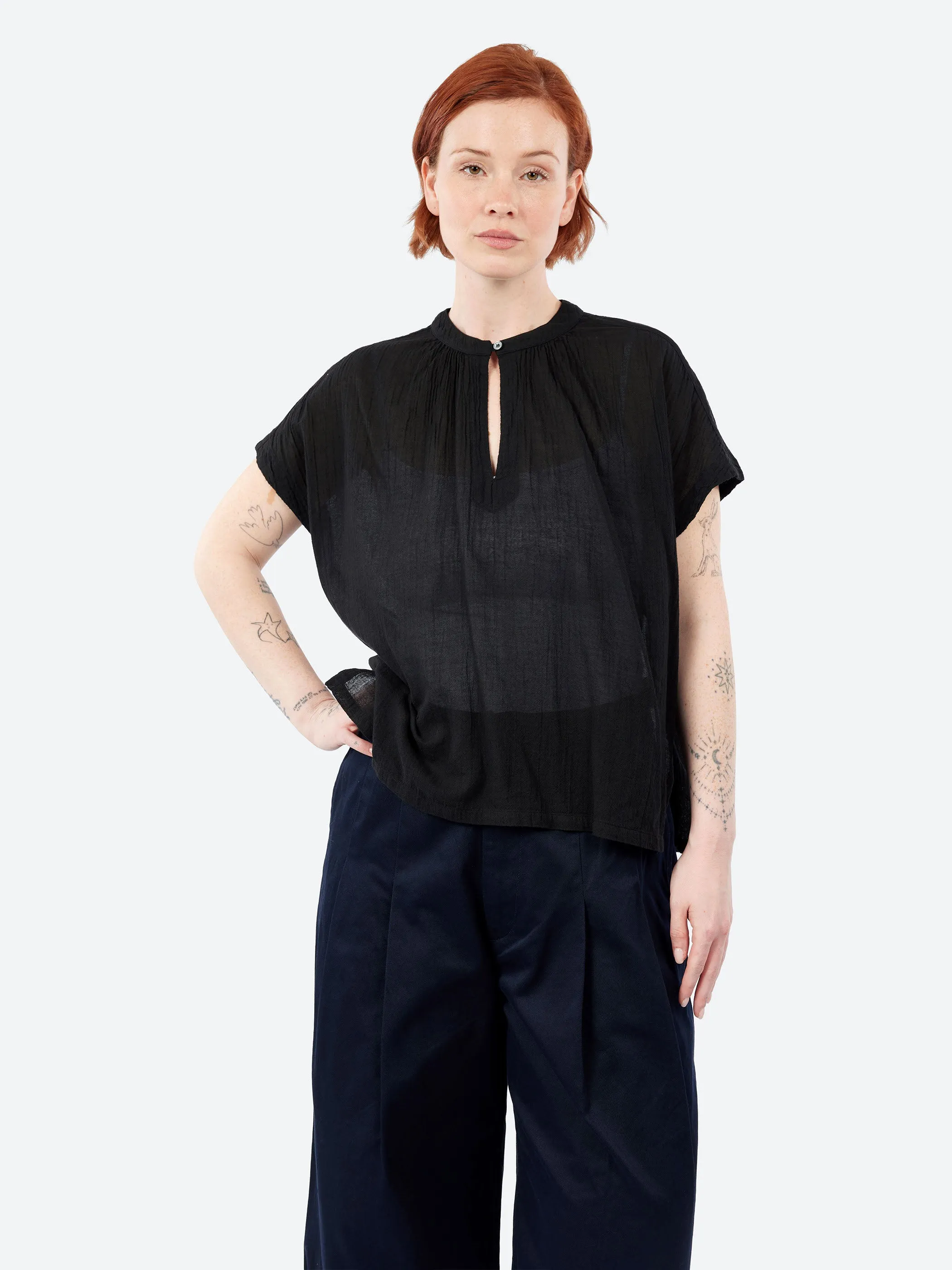 Organic Cotton Crepe Gauze Top sold by gravitypope product image thumbnail 2