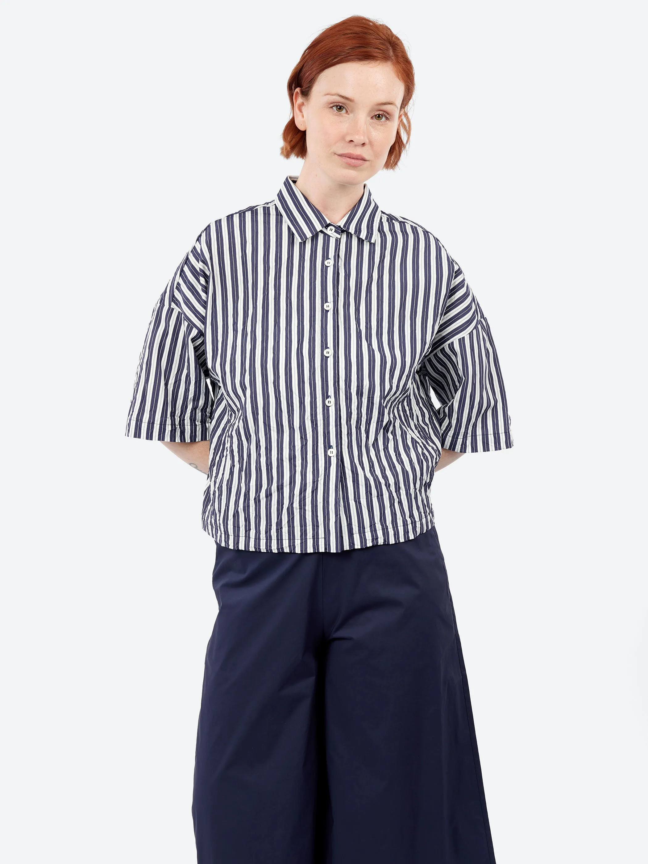 Cropped Crinkled Shirt sold by gravitypope product image thumbnail 2