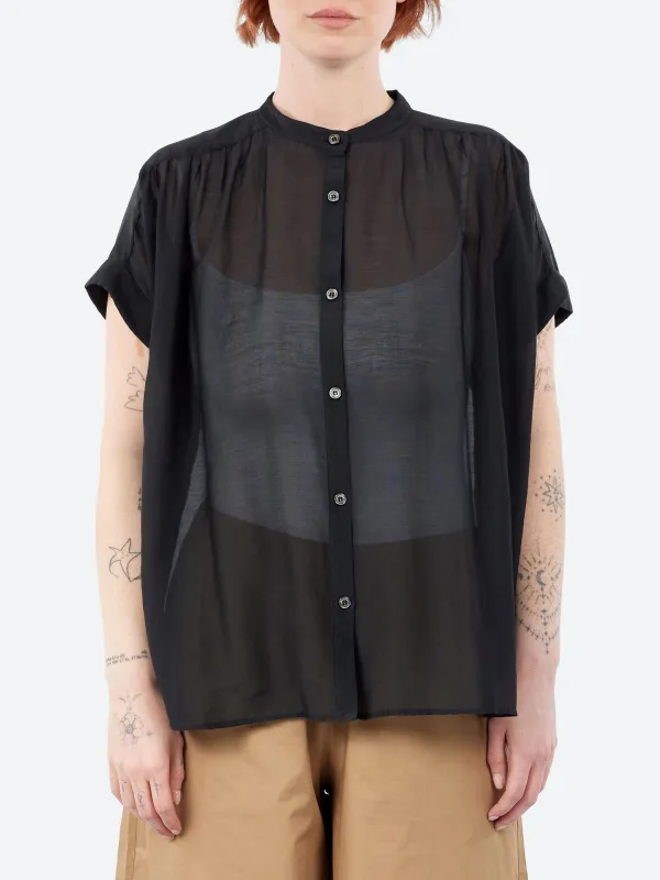 Collarless Blouse made by Roberto Collina