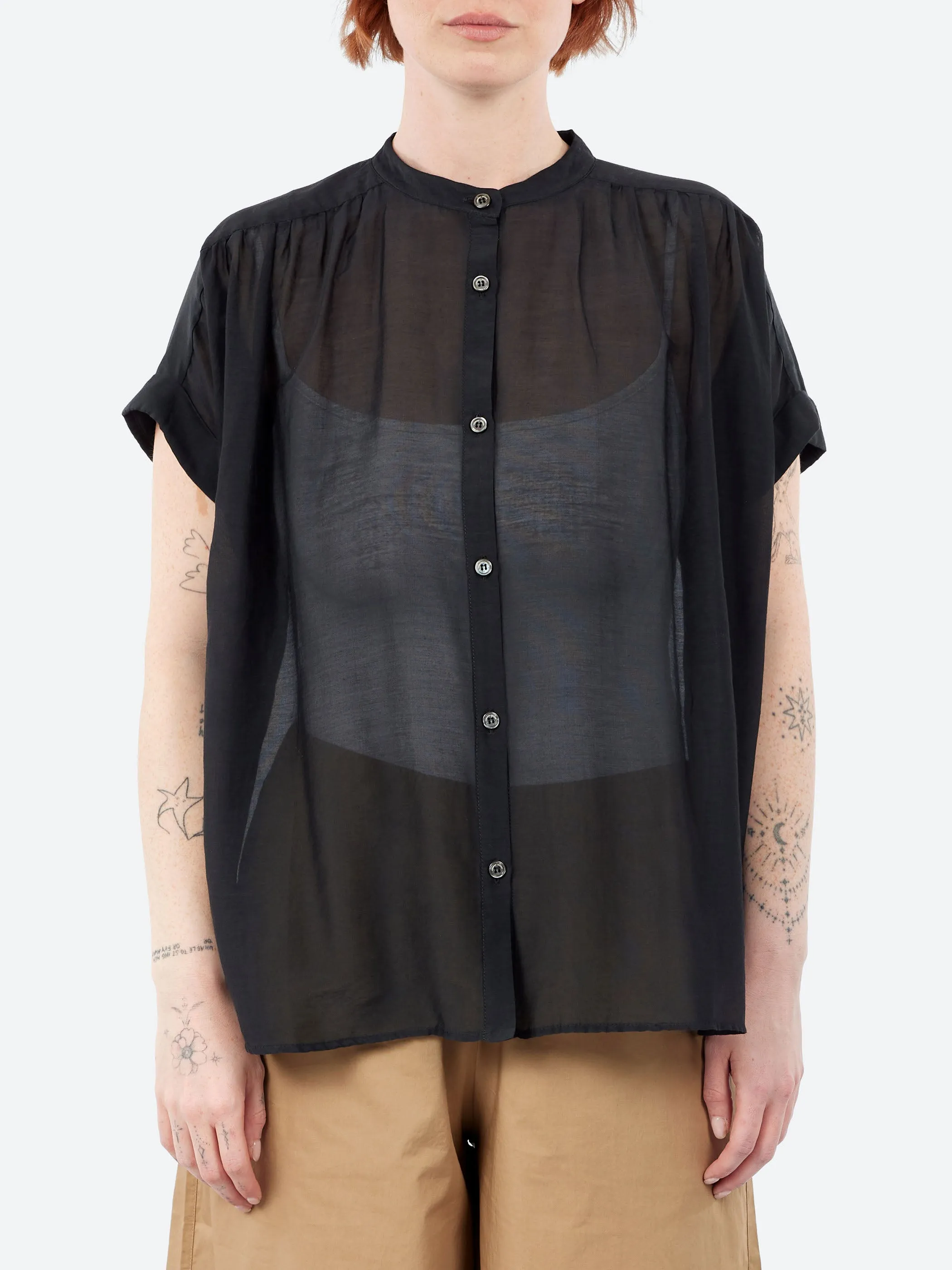 Collarless Blouse sold by gravitypope