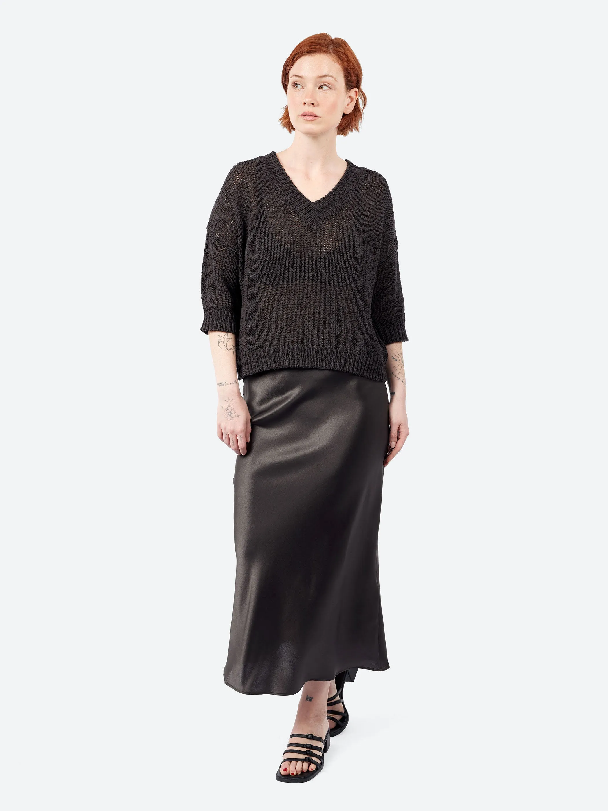 Silk Longuette Skirt sold by gravitypope product image thumbnail 2