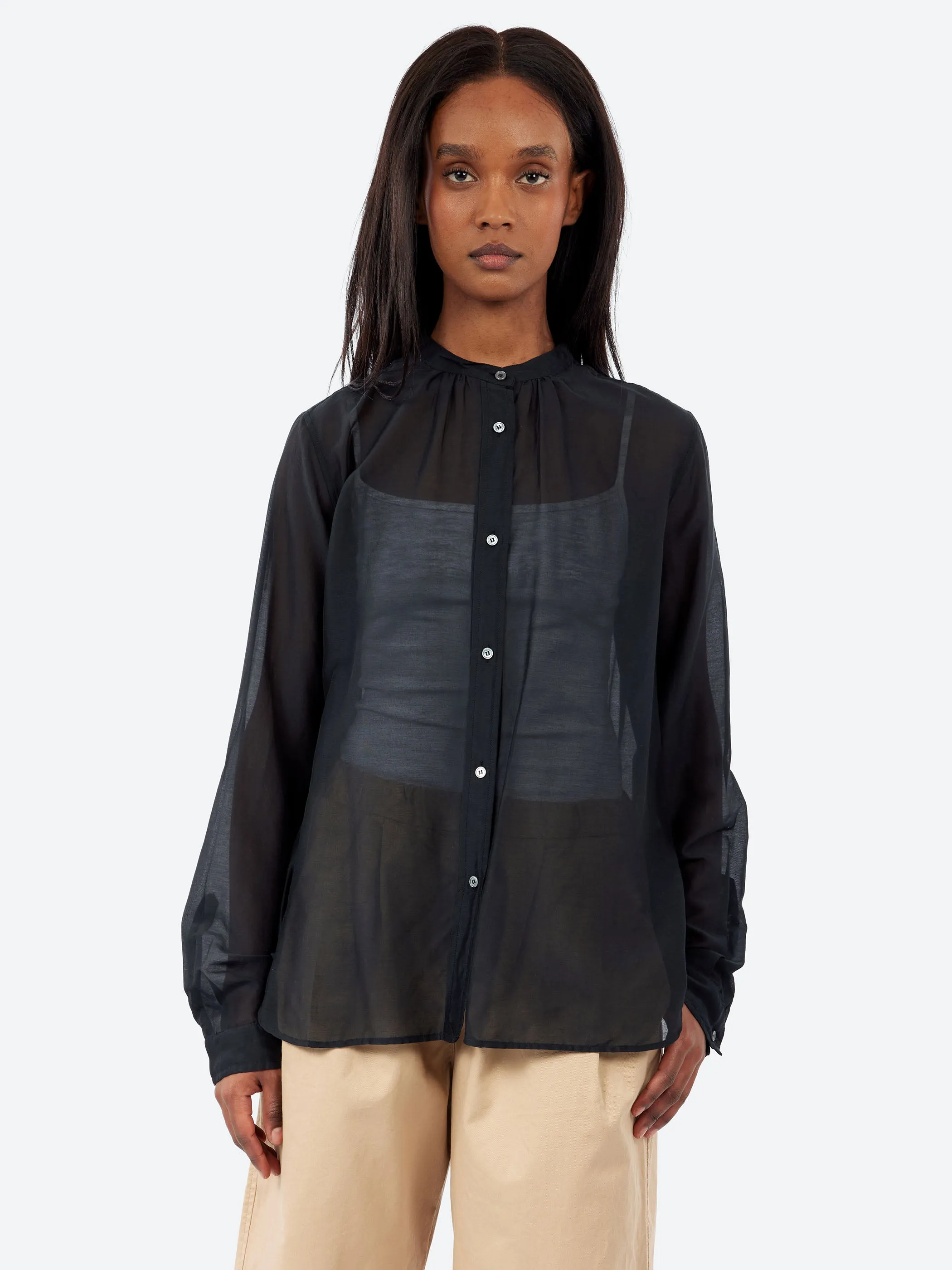 Linen and Cotton Gauze Shirt sold by gravitypope product image thumbnail 4