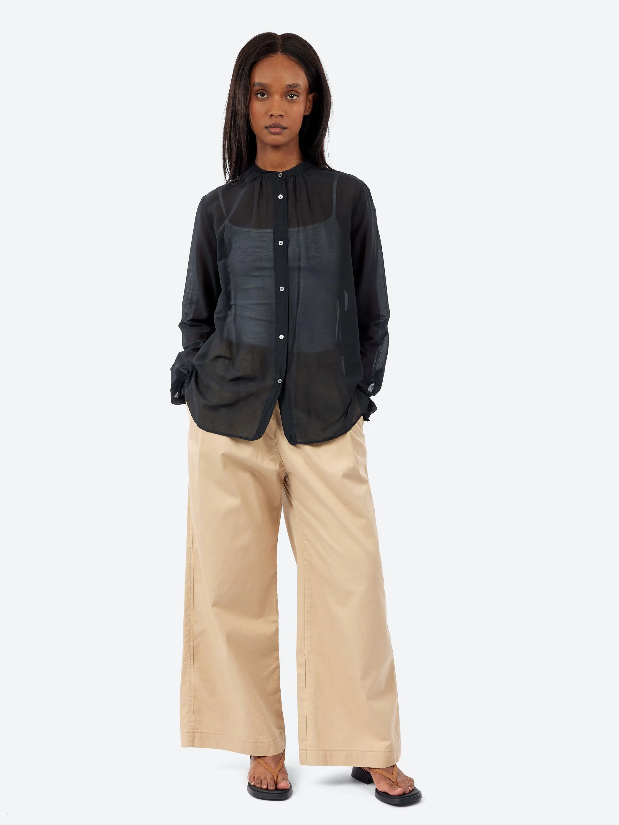 Linen and Cotton Gauze Shirt sold by gravitypope product image thumbnail 2
