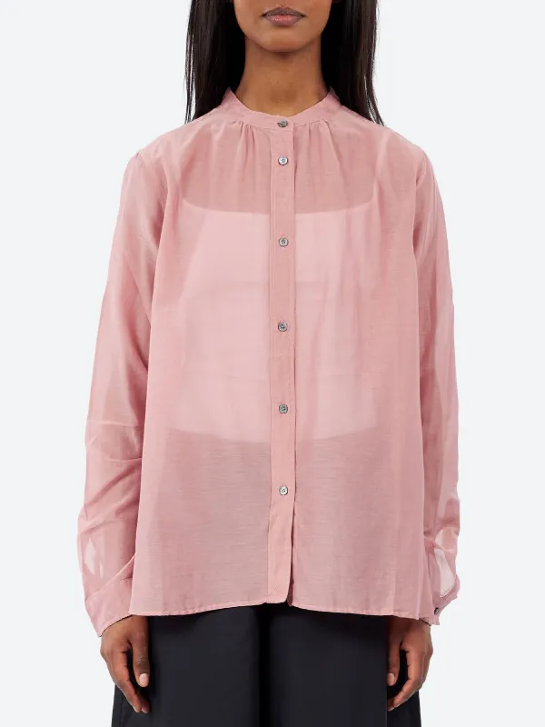 Linen and Cotton Gauze Shirt made by Pomandère