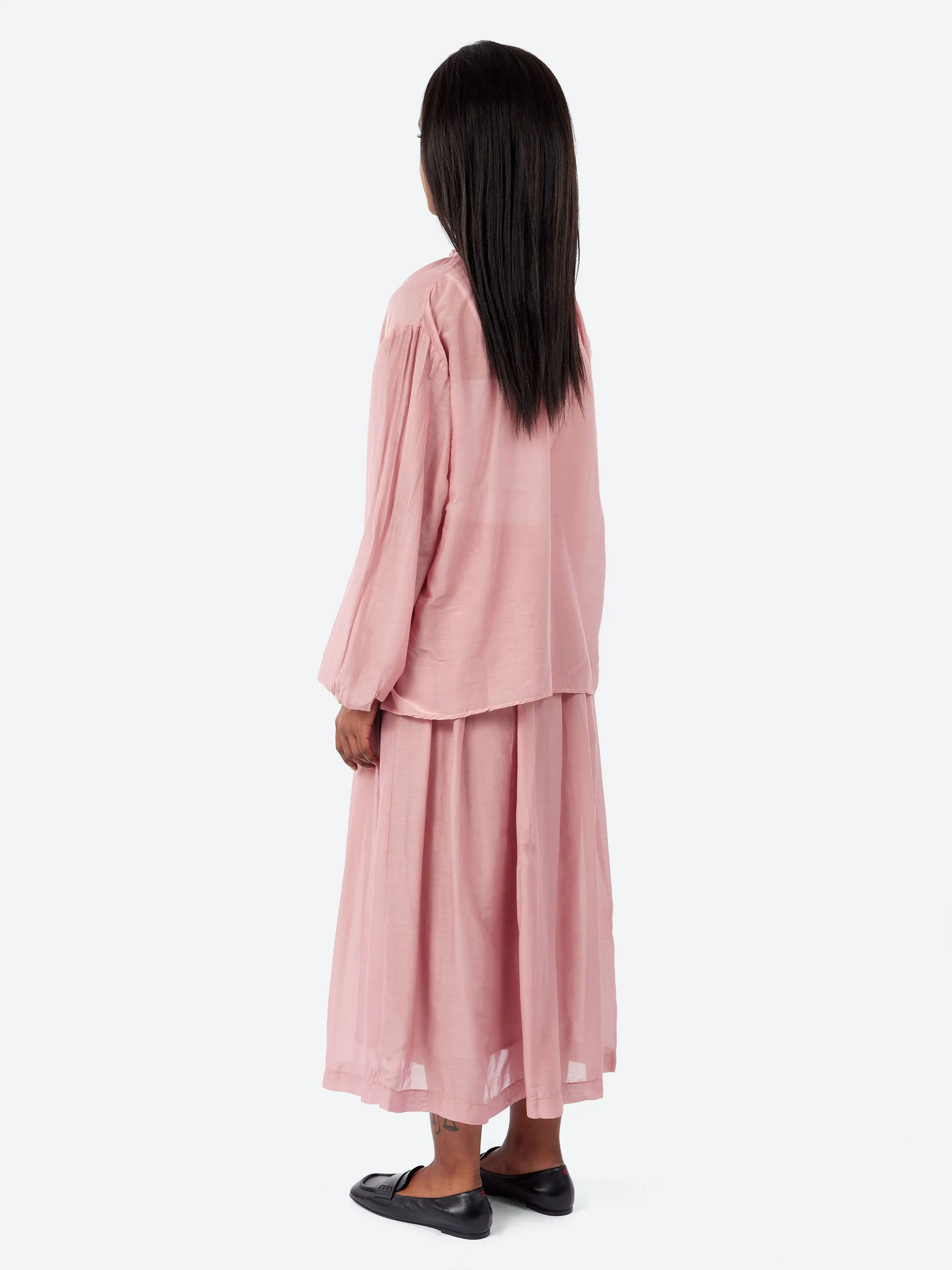 Ruffle Neck Blouse sold by gravitypope product image thumbnail 3