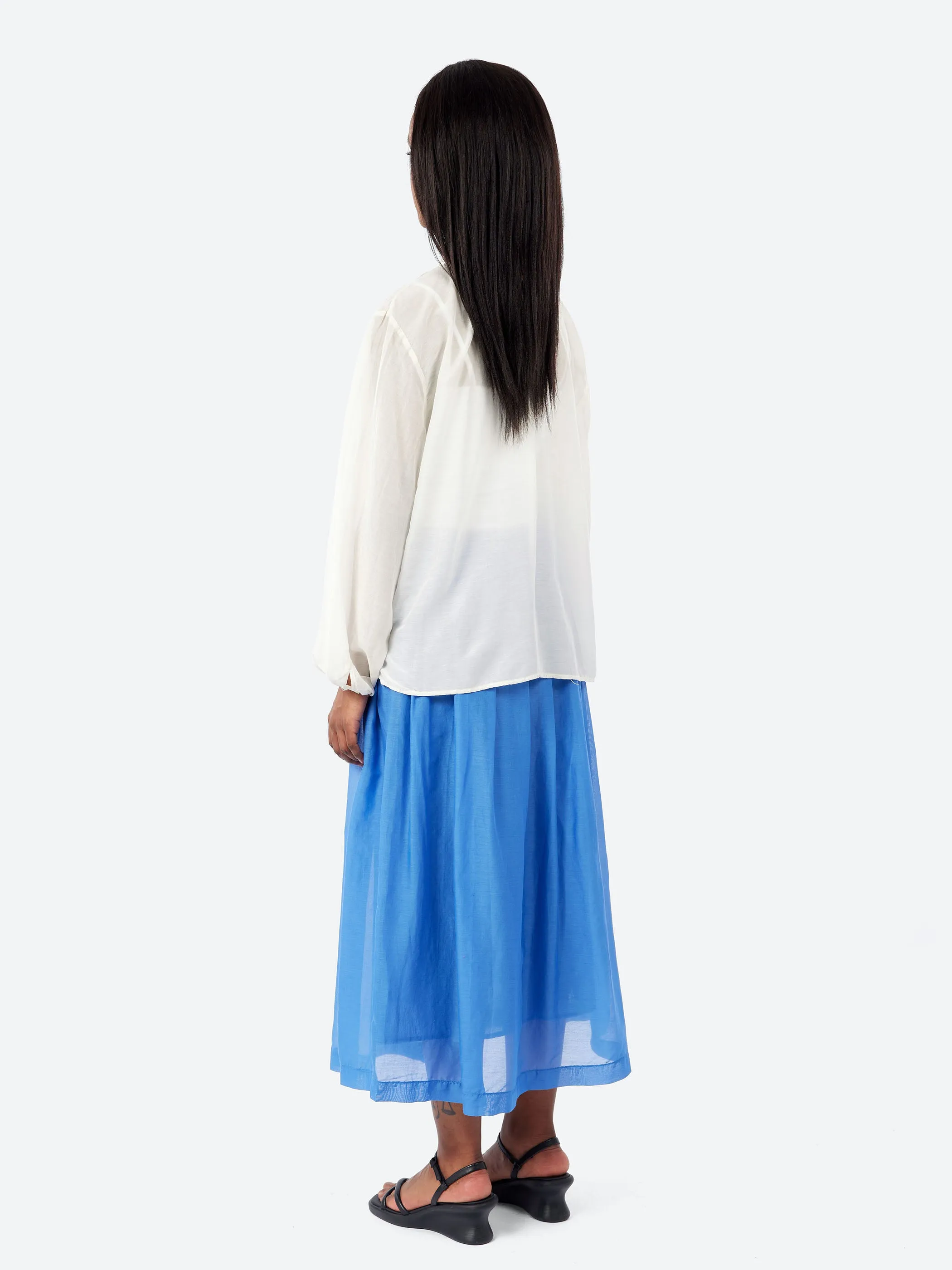 Ruffle Neck Blouse sold by gravitypope product image thumbnail 3