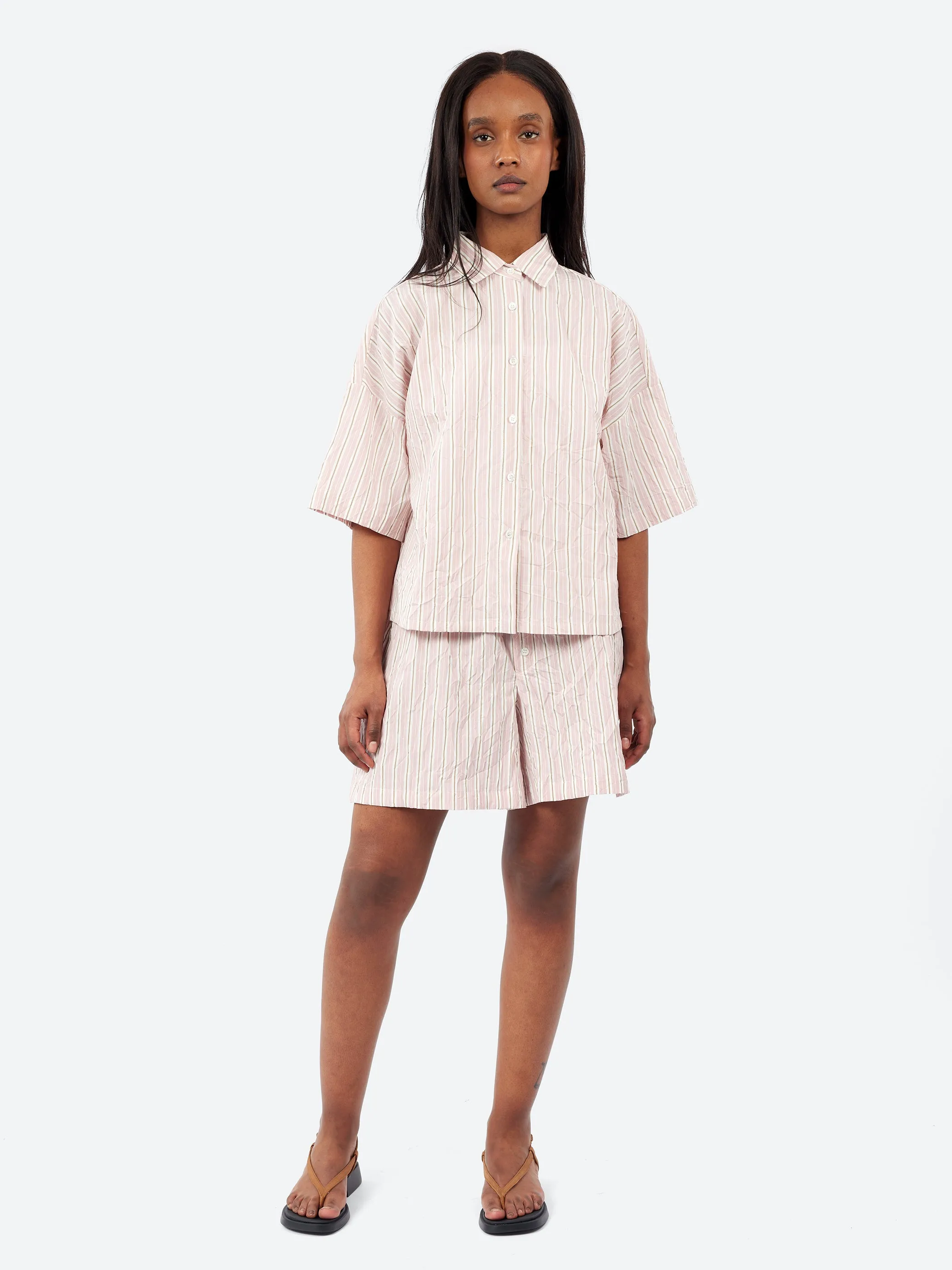 Cropped Crinkled Shirt sold by gravitypope product image thumbnail 2