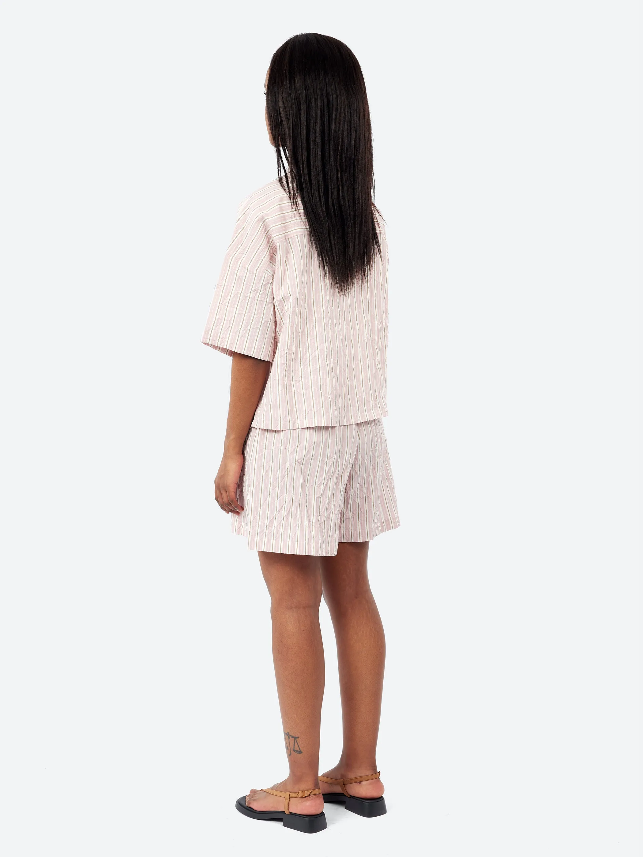 Cropped Crinkled Shirt sold by gravitypope product image thumbnail 3