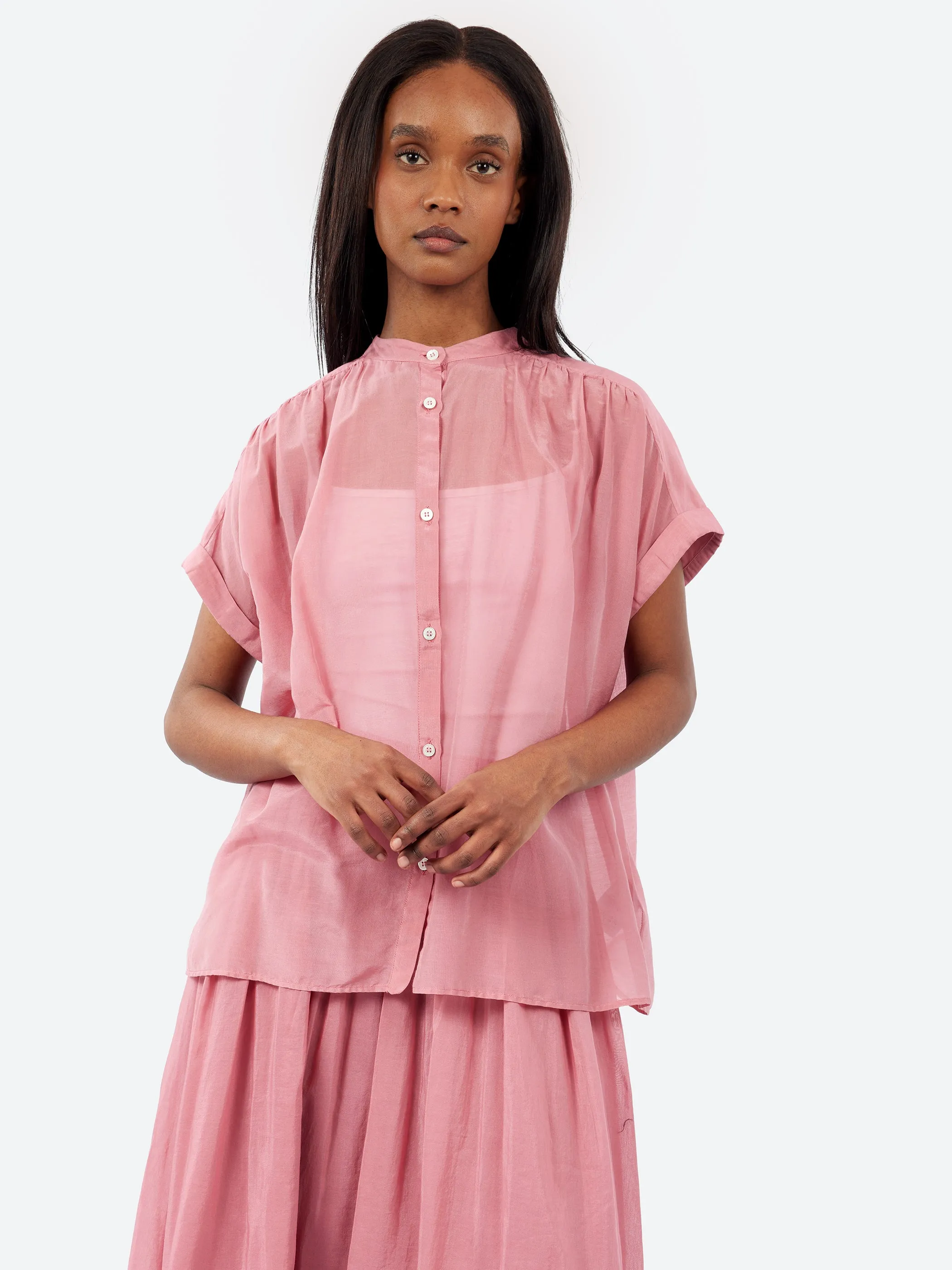 Collarless Blouse sold by gravitypope product image thumbnail 4