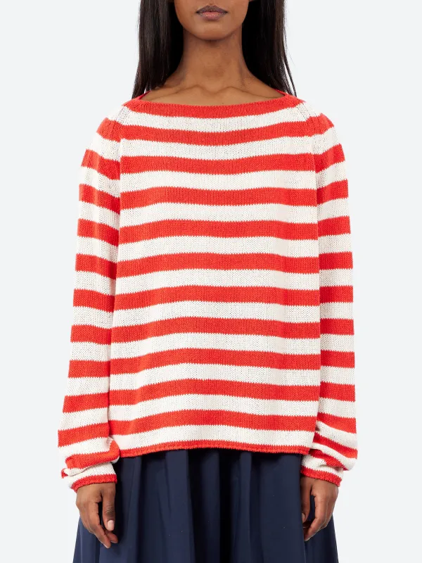 P2051 Boatneck Sweater made by A Punto B