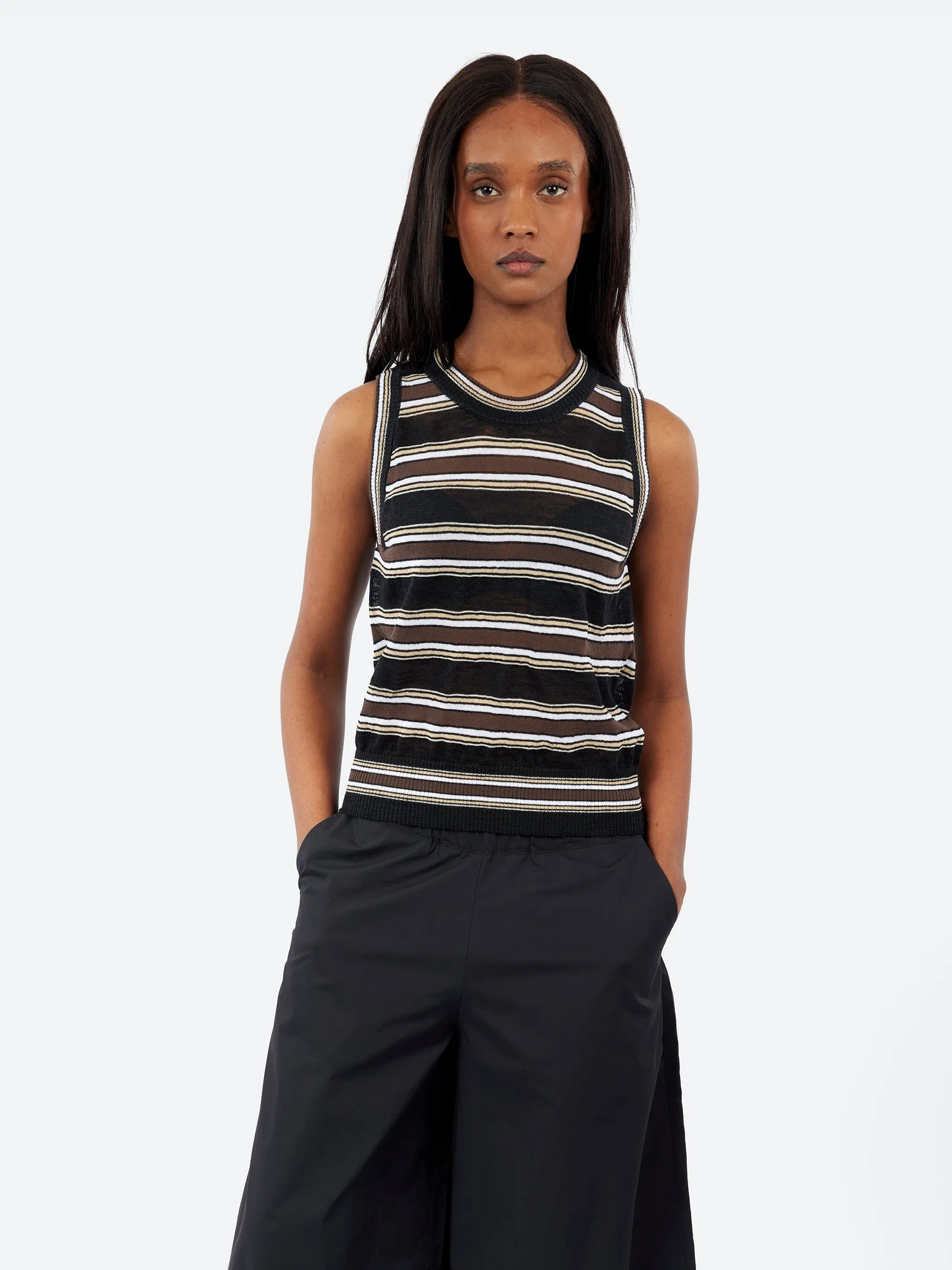 Striped Knitted Top sold by gravitypope product image thumbnail 4
