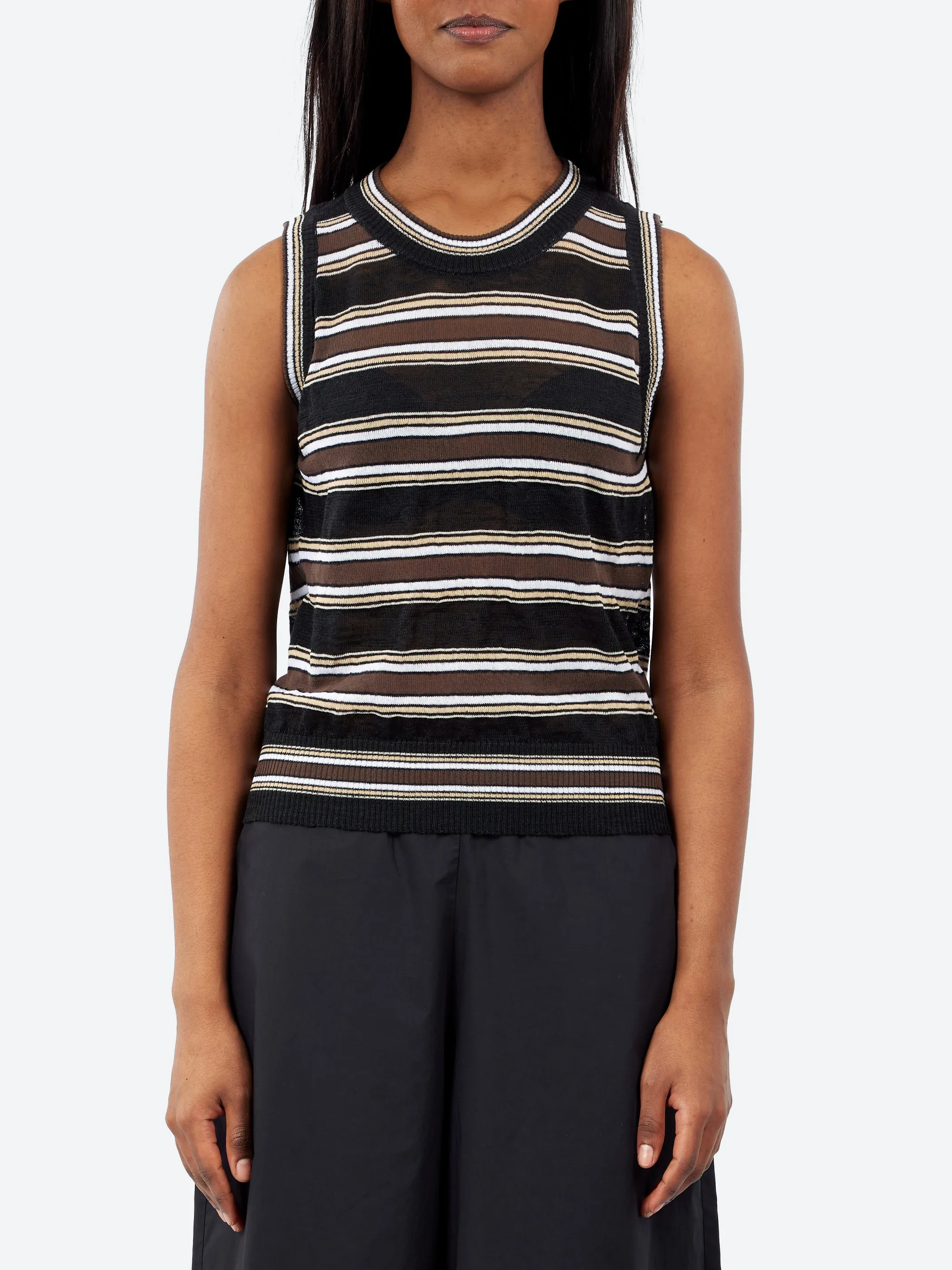 Striped Knitted Top sold by gravitypope