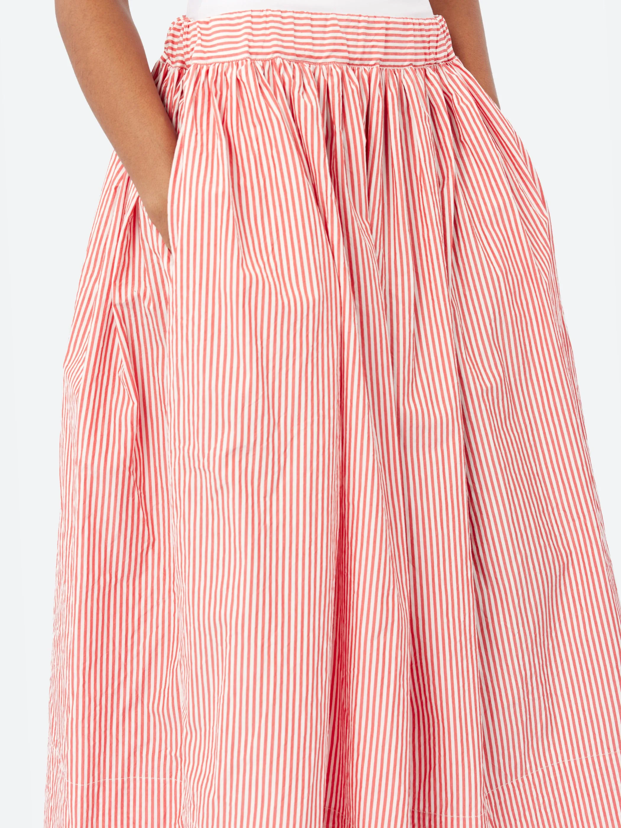P1569 Gathered Waist Skirt sold by gravitypope product image thumbnail 4