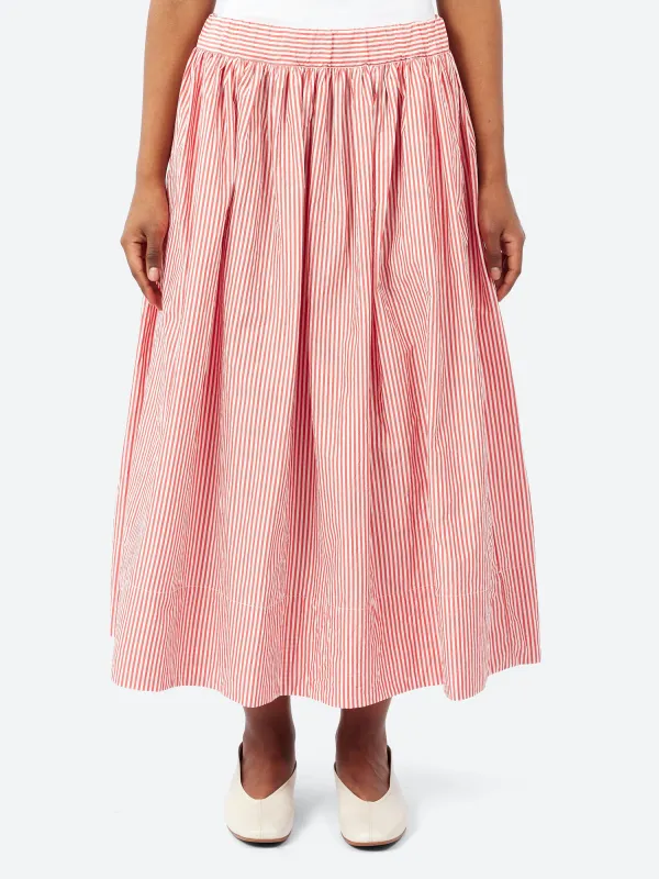 P1569 Gathered Waist Skirt made by A Punto B
