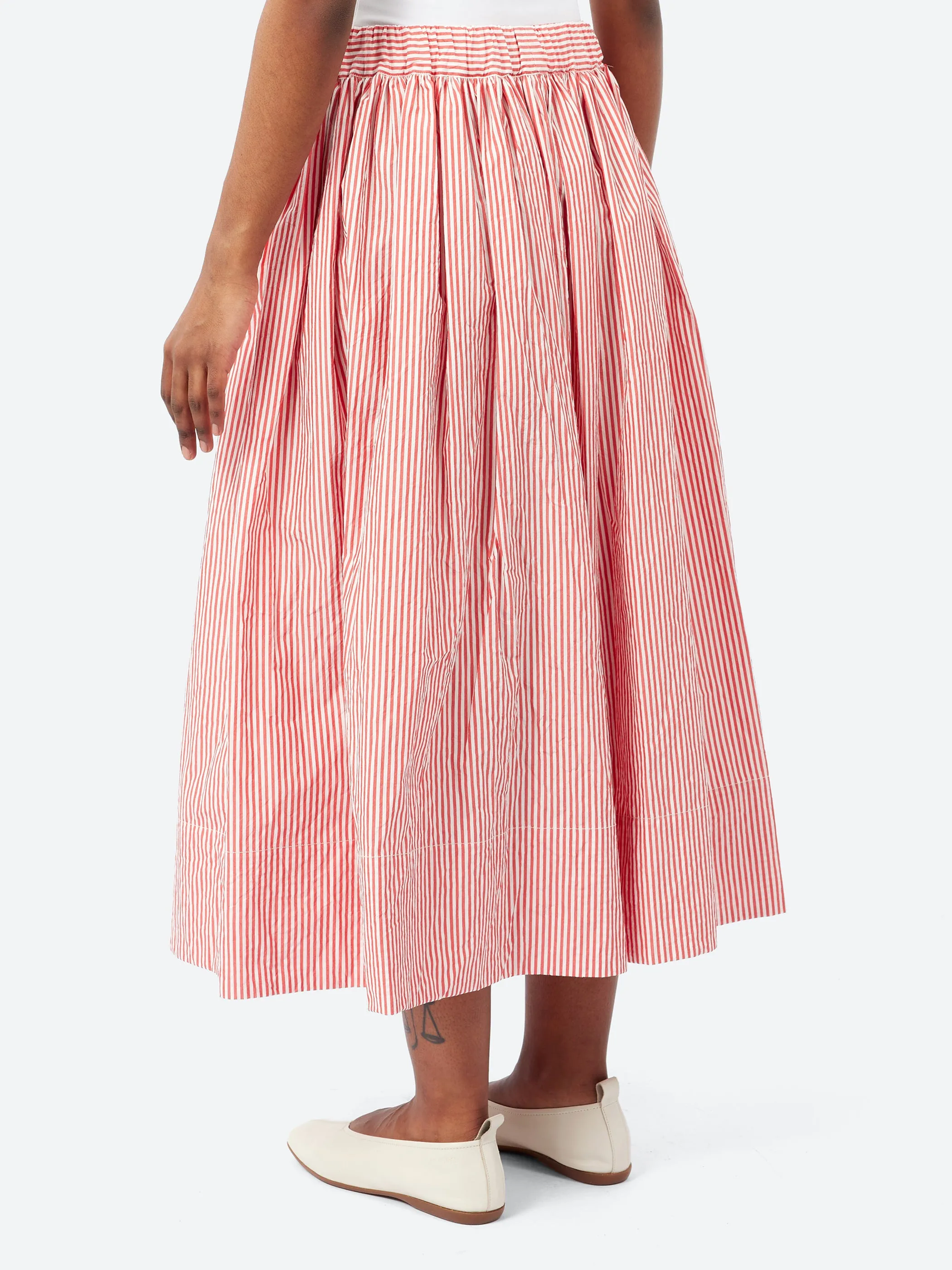 P1569 Gathered Waist Skirt sold by gravitypope product image thumbnail 3