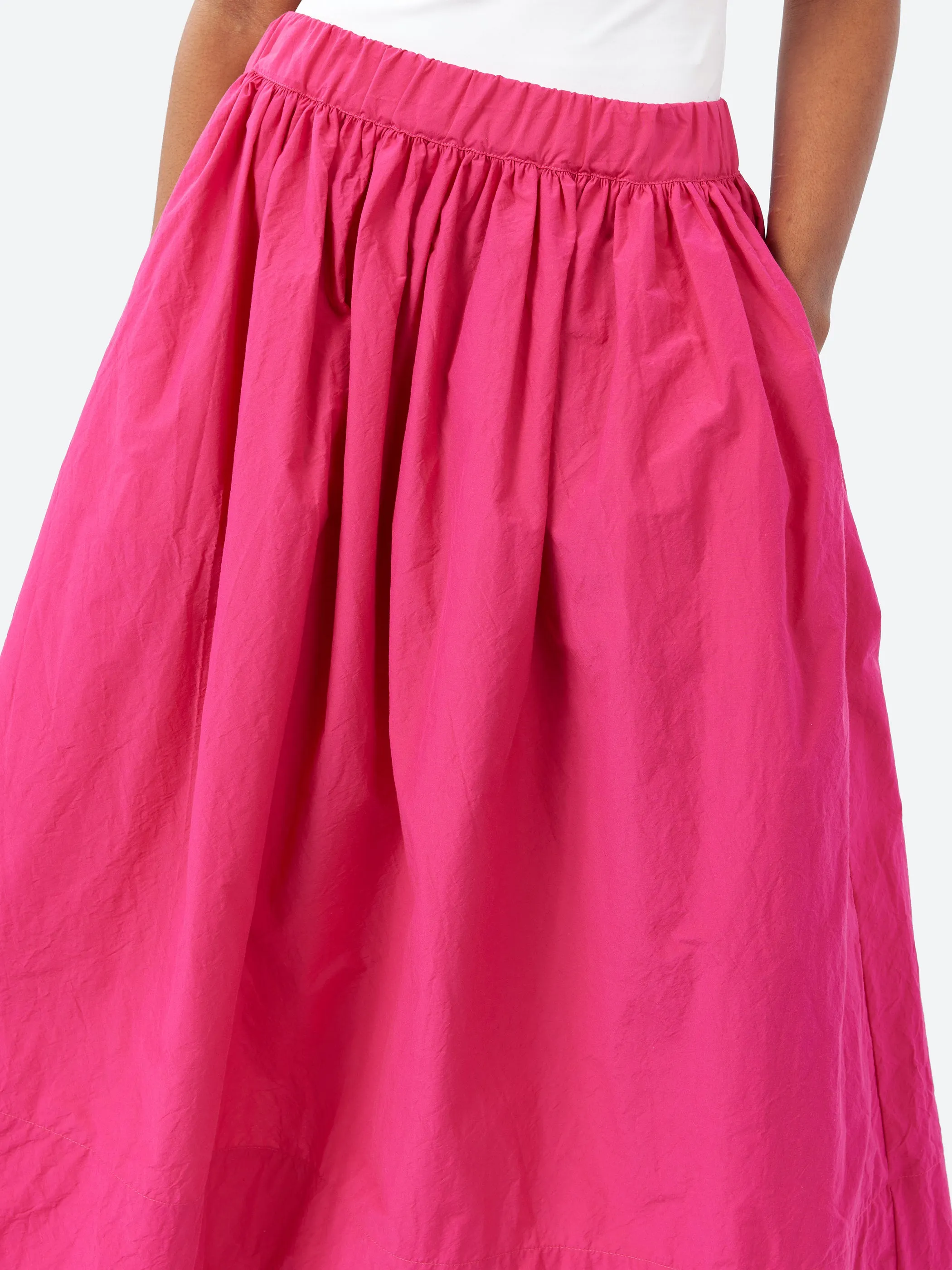 P1569 Gathered Waist Skirt sold by gravitypope product image thumbnail 4