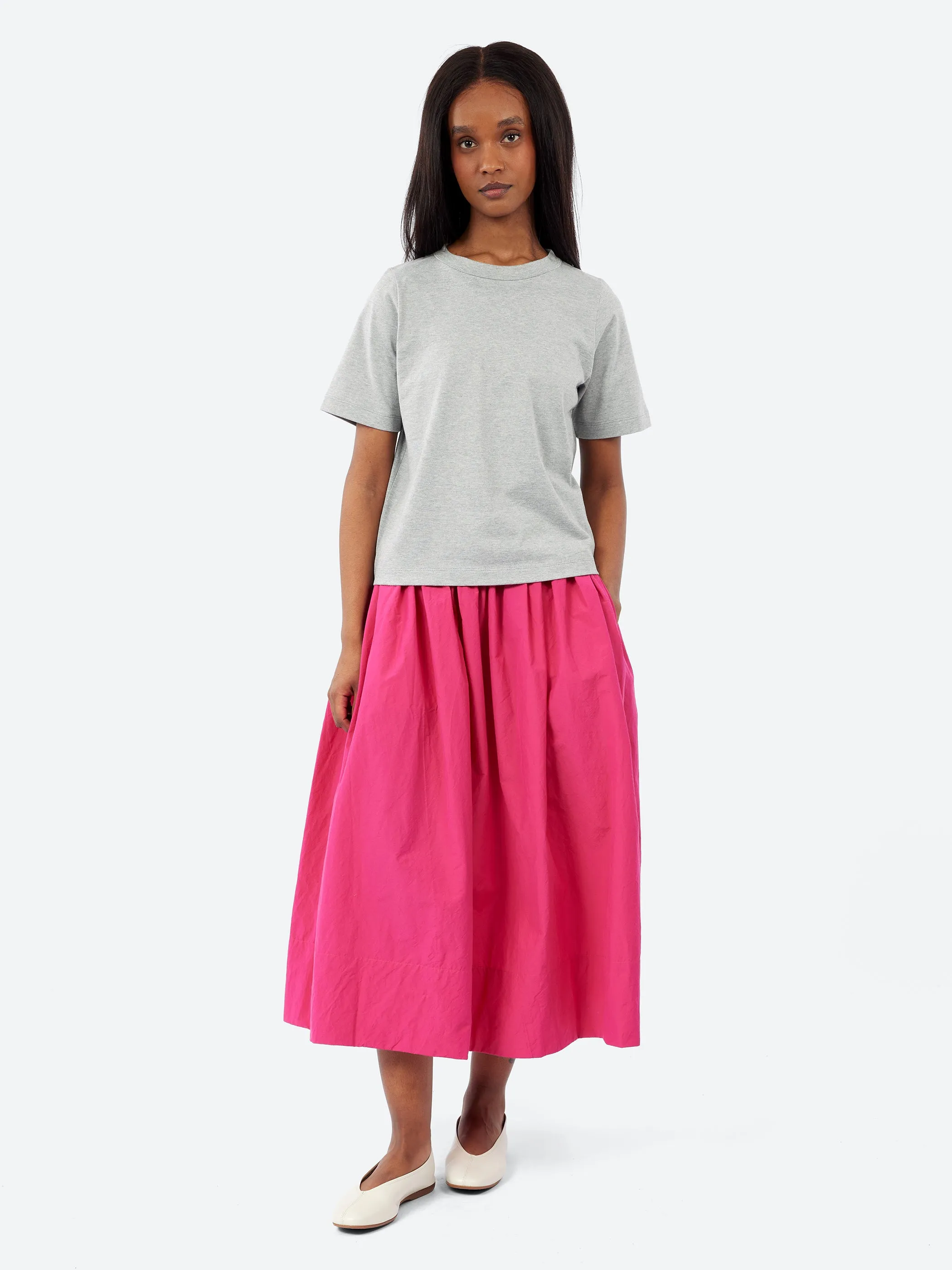 P1569 Gathered Waist Skirt sold by gravitypope product image thumbnail 2