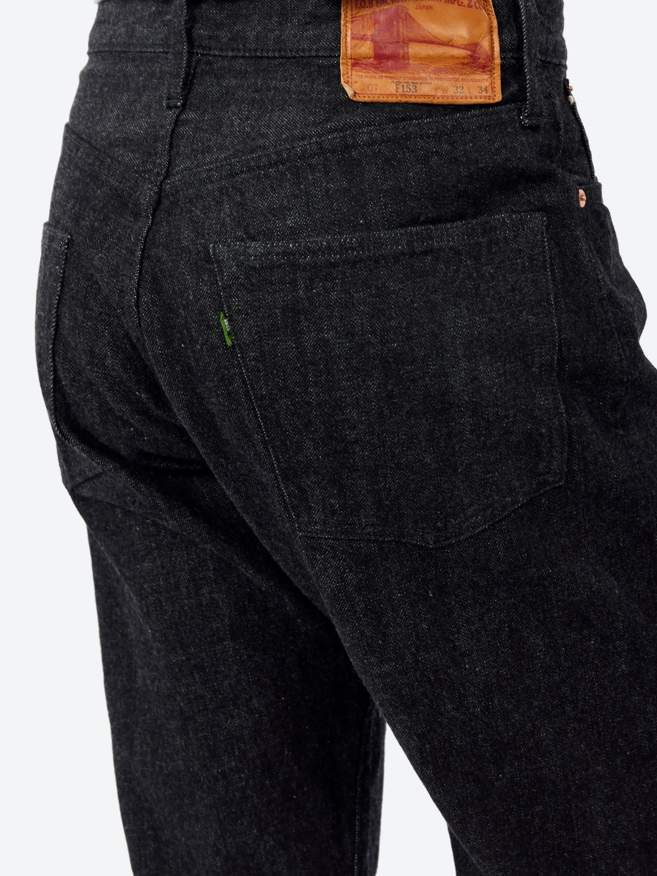 F153 Selvedge Denim Tapered Jean sold by gravitypope product image thumbnail 4