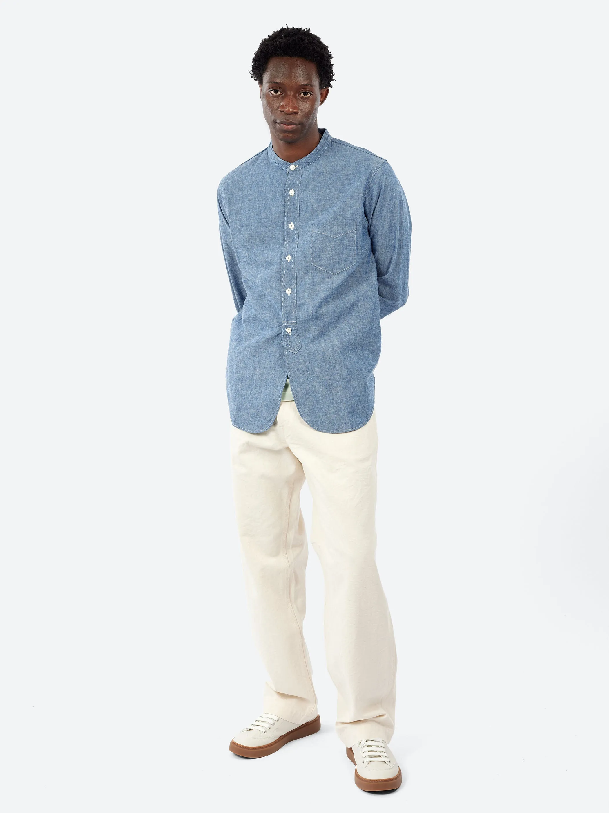 Band Collar Shirt sold by gravitypope product image thumbnail 2