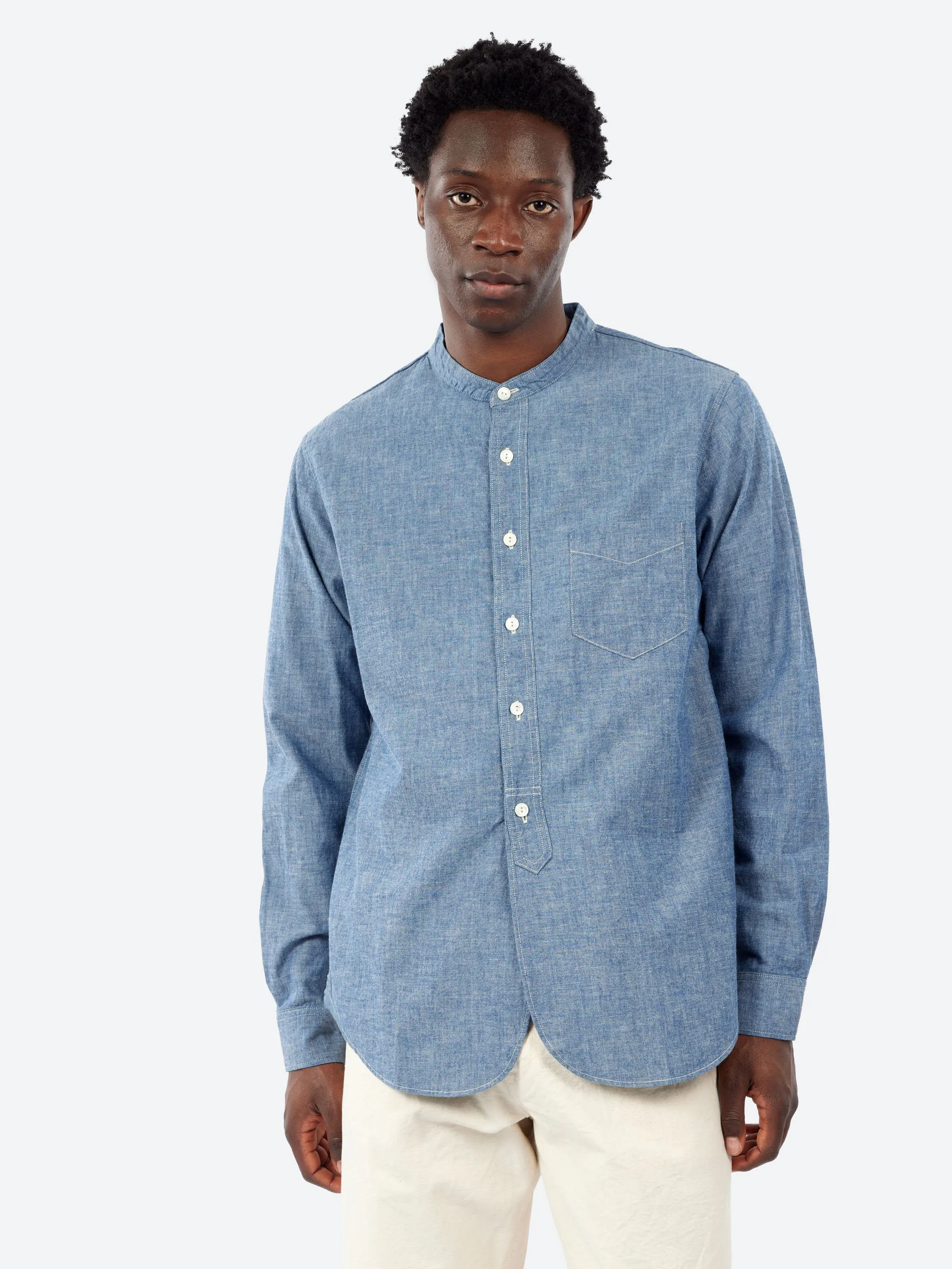 Band Collar Shirt sold by gravitypope product image thumbnail 4