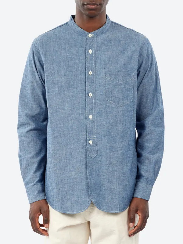Band Collar Shirt made by FOB Factory