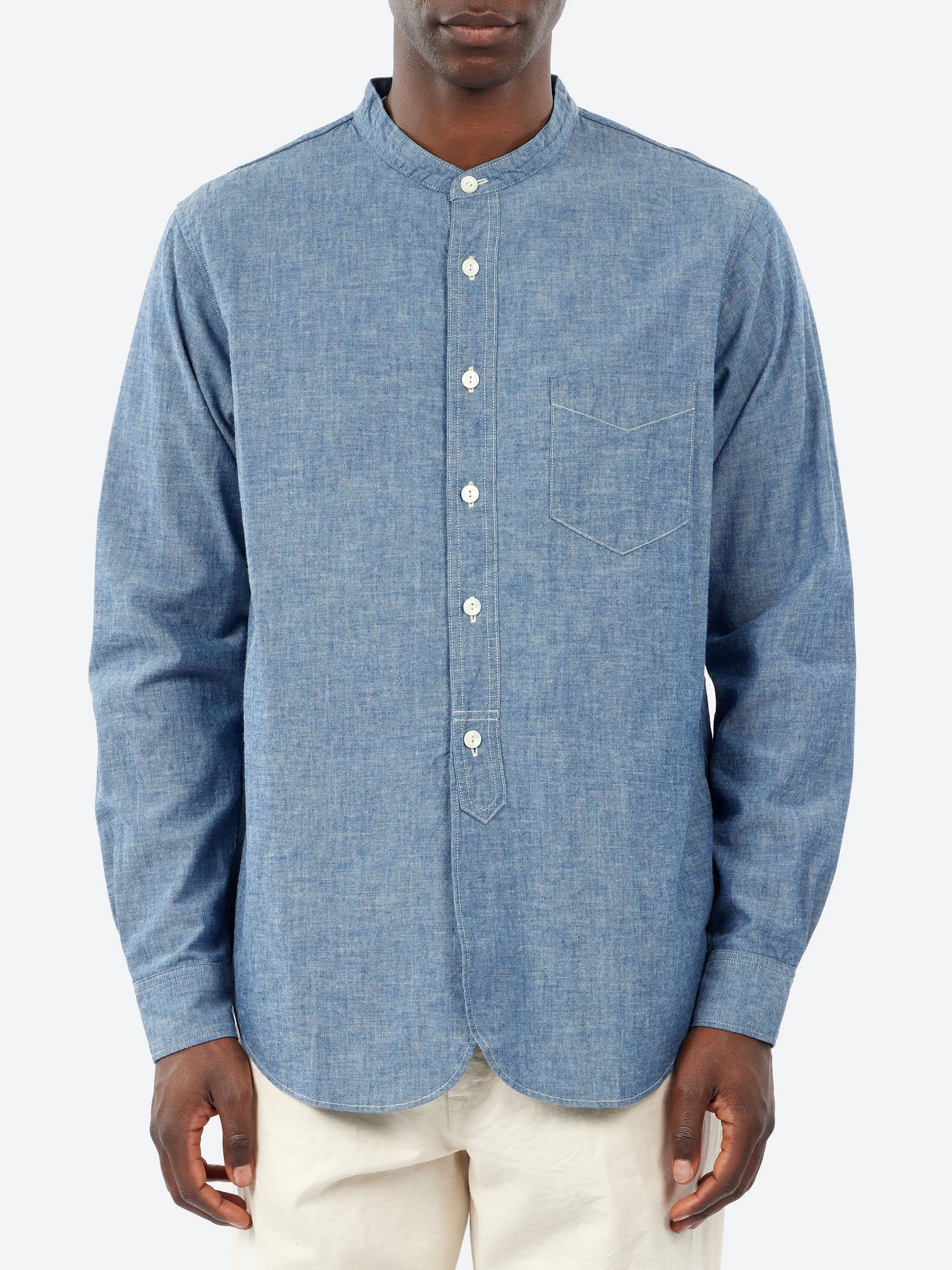 Band Collar Shirt sold by gravitypope