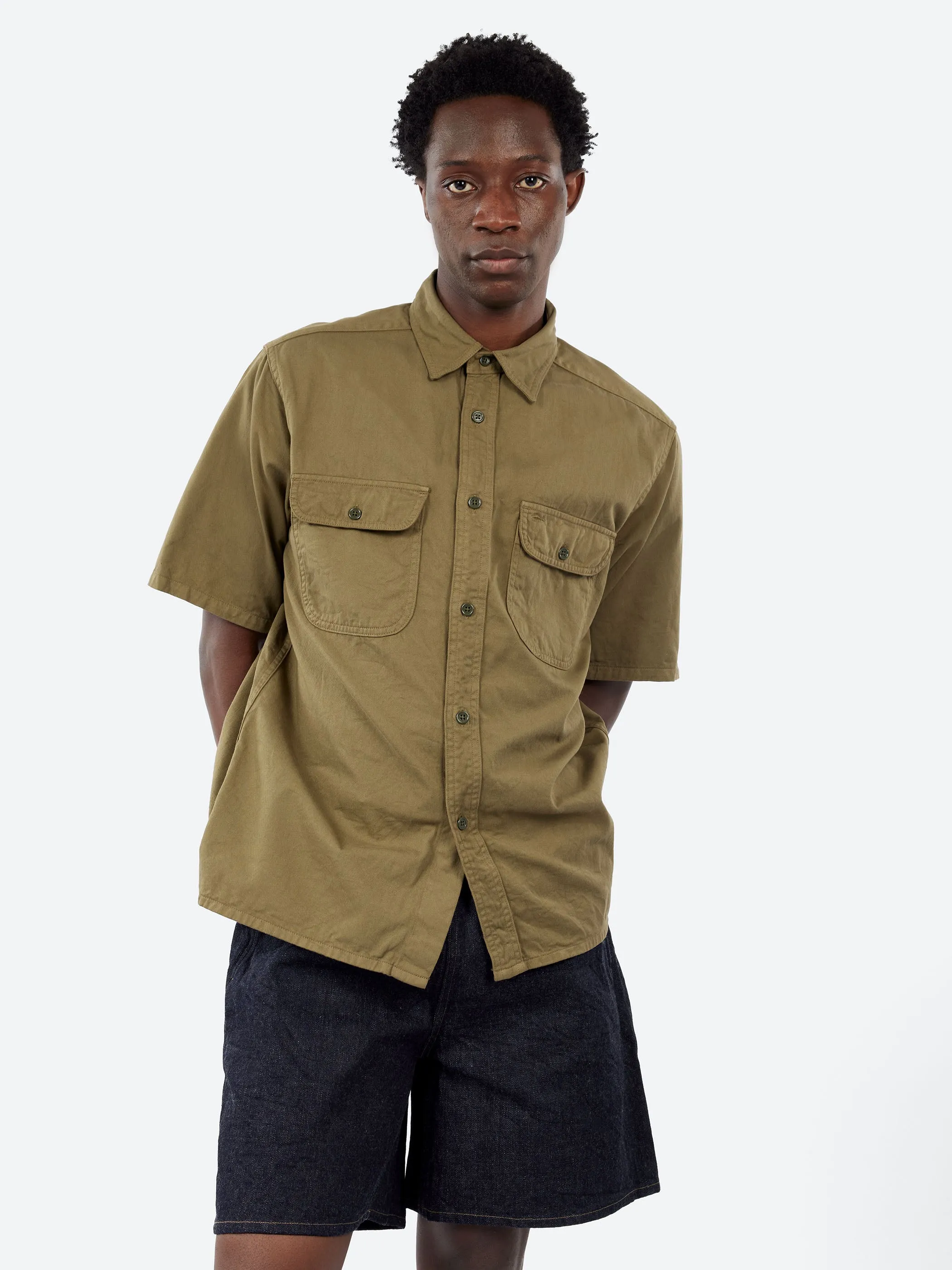 50s Square Hem Work Shirt sold by gravitypope product image thumbnail 4