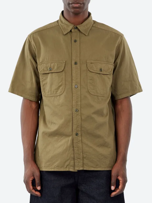 50s Square Hem Work Shirt made by Nigel Cabourn