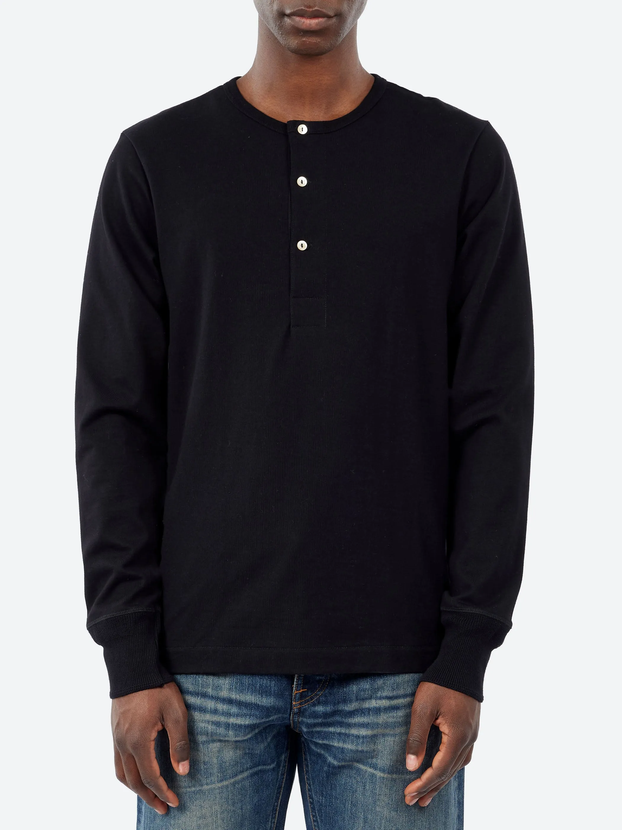 Classic Fit Long Sleeve Henley sold by gravitypope