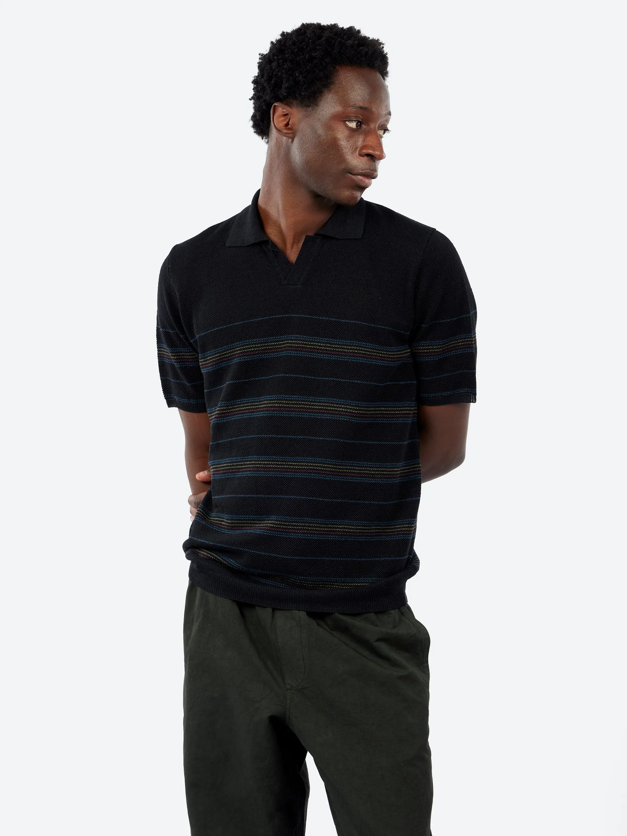 Stripe Pique Polo sold by gravitypope product image thumbnail 4