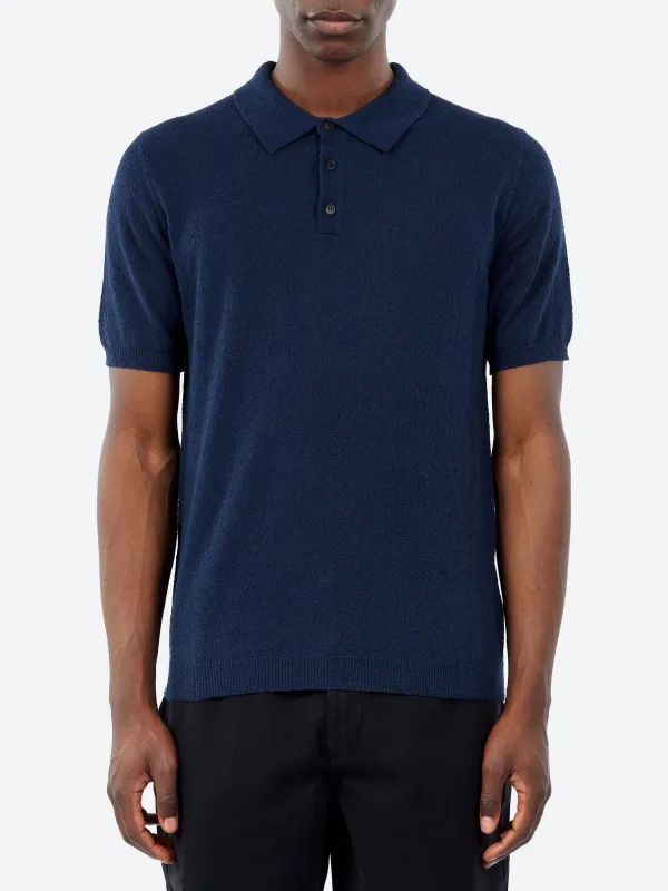 Spongy Texture Polo made by Roberto Collina
