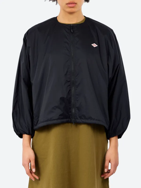 Women's Insulation Dolman Collarless Jacket made by Danton
