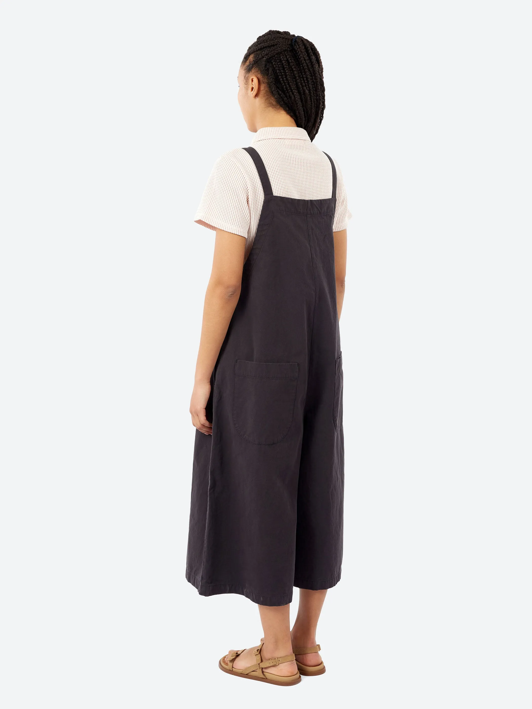 Cotton Linen Canvas Salopette Pants sold by gravitypope product image thumbnail 3