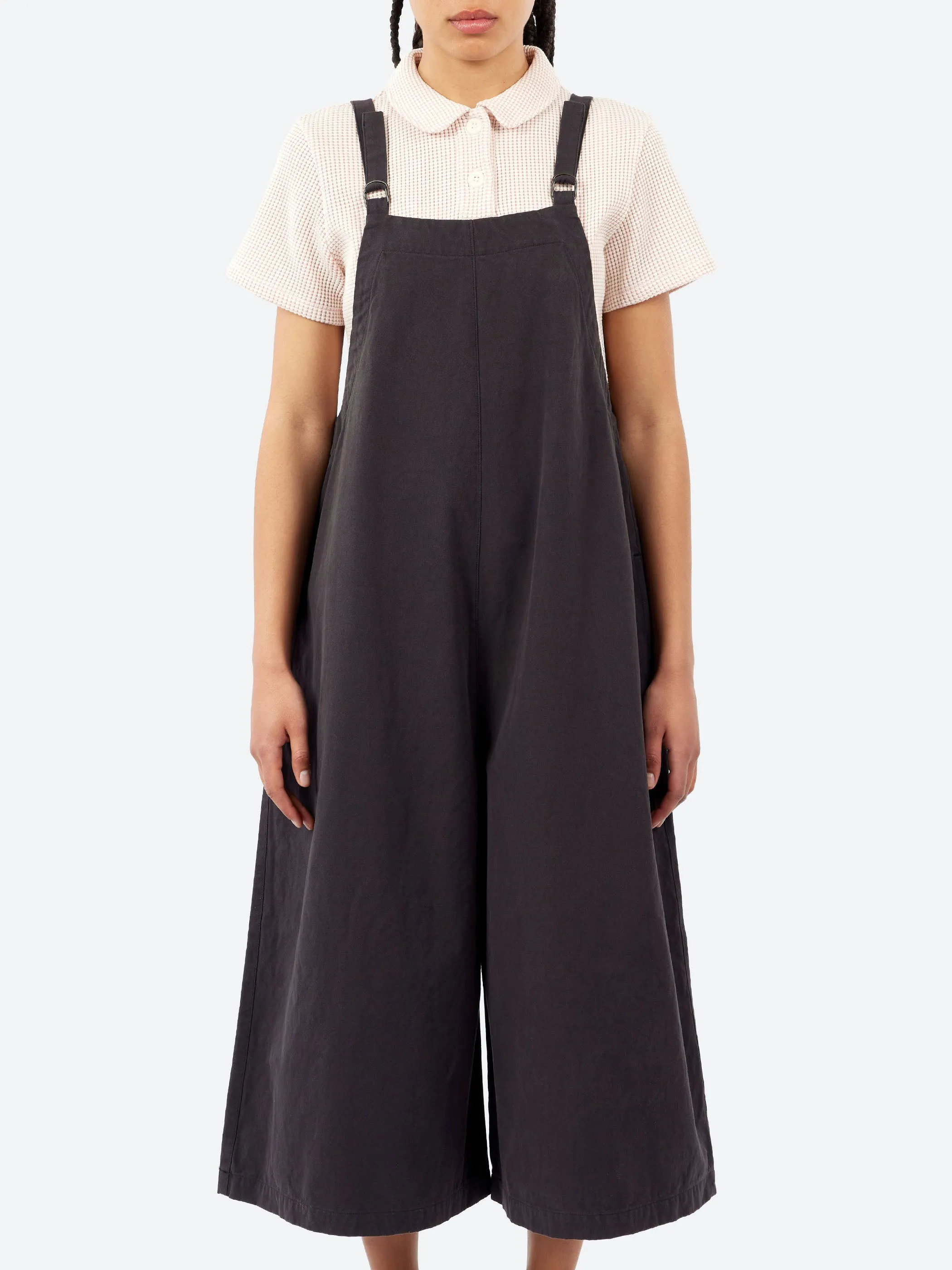 Cotton Linen Canvas Salopette Pants sold by gravitypope