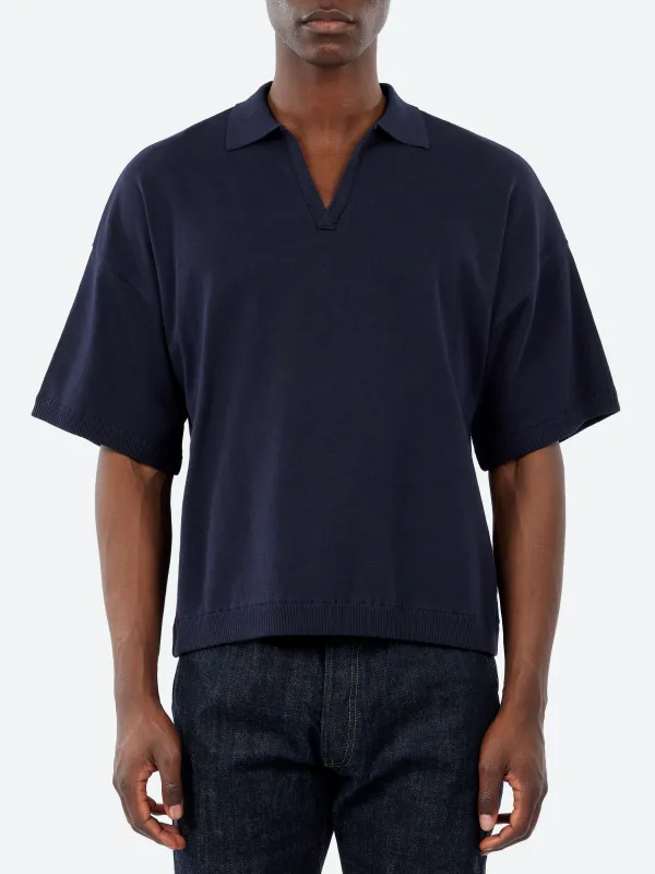 Paper Yarn Polo made by Blue Blue Japan