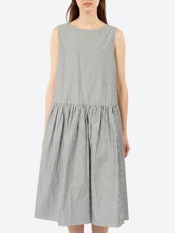 P2059 Gathered Waist Dress made by A Punto B
