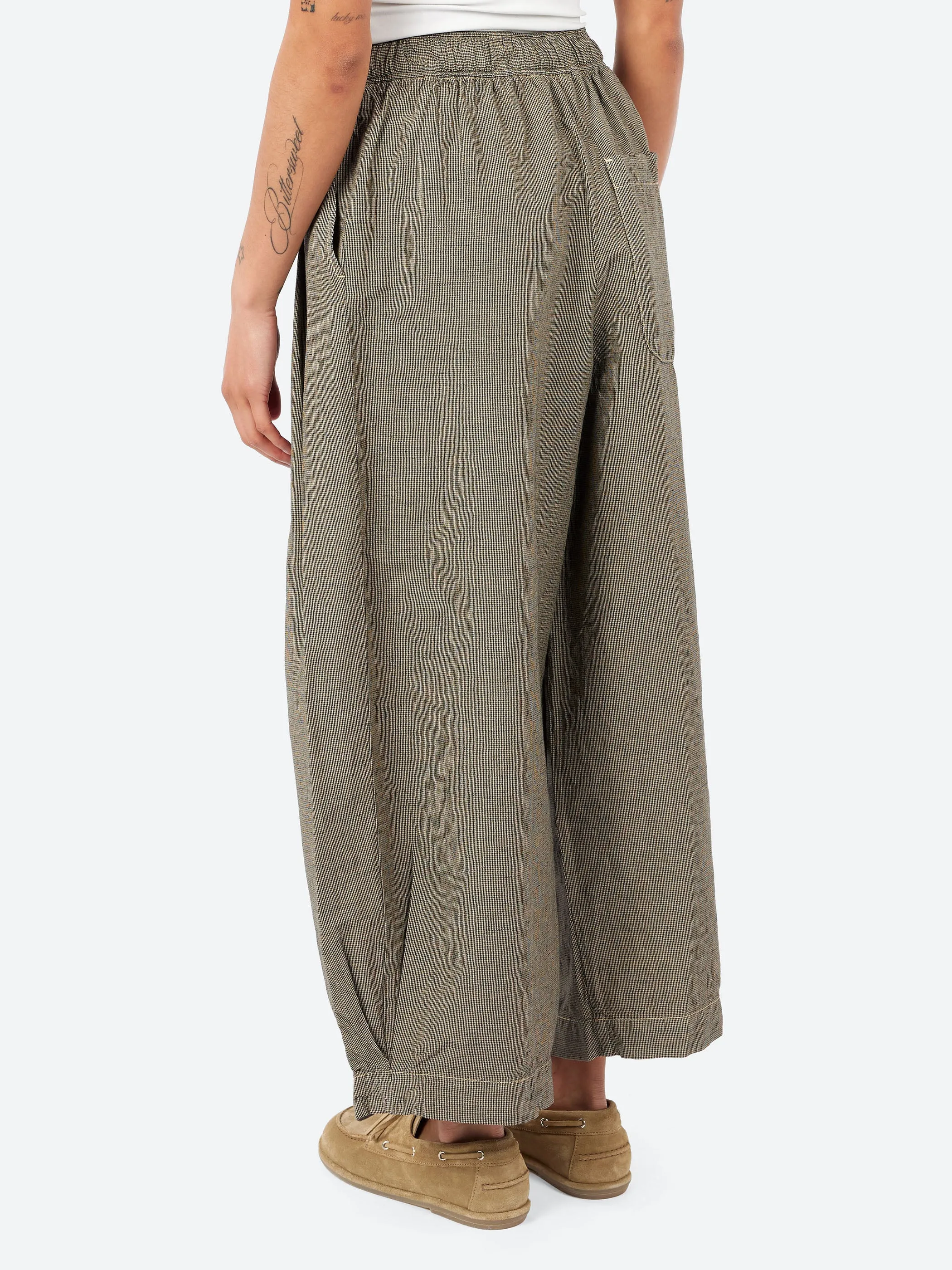 Carys Micro Houndstooth Wide Leg Trousers sold by gravitypope product image thumbnail 3