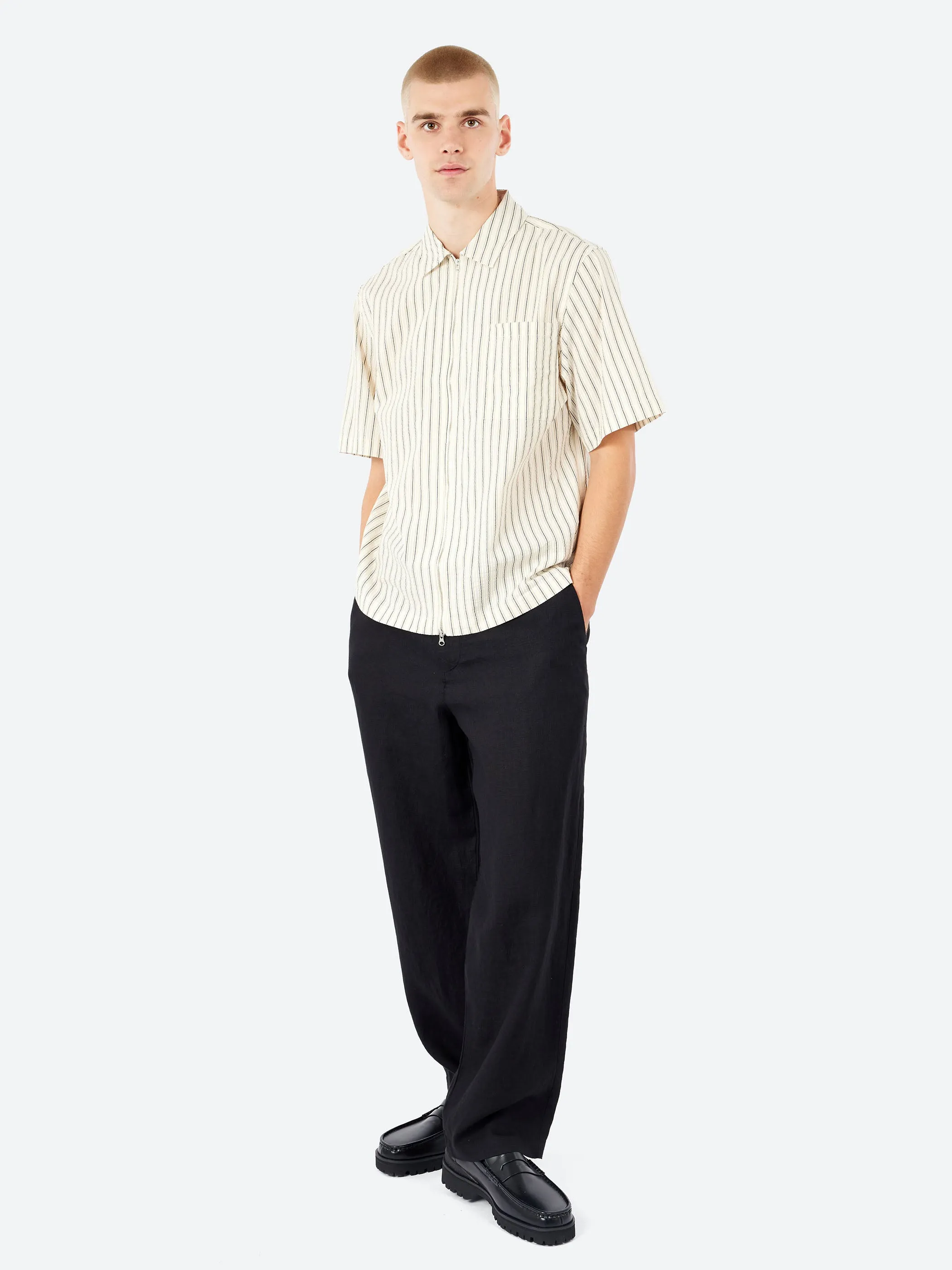 Sears Zip Short-Sleeve Shirt sold by gravitypope product image thumbnail 2