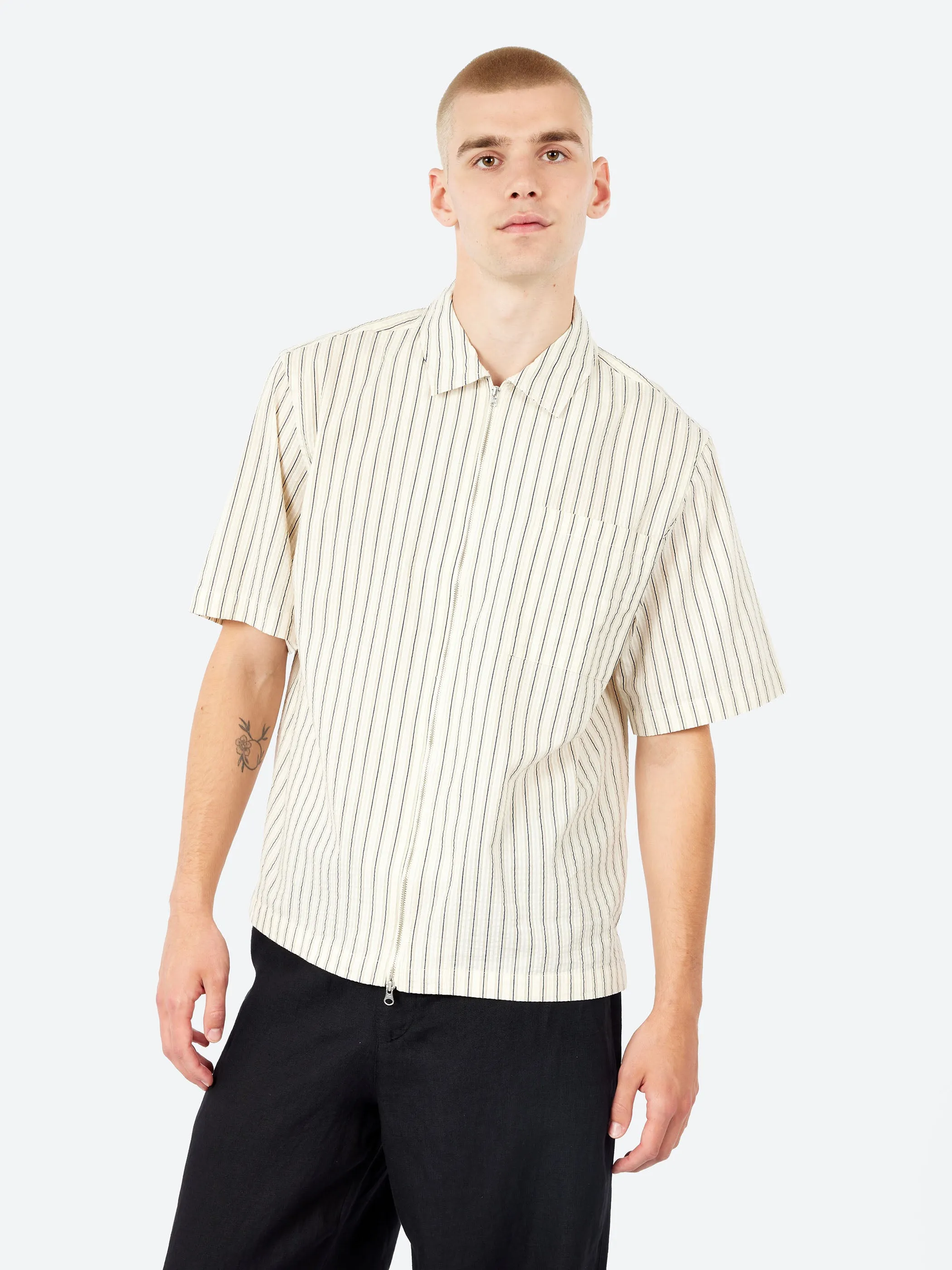 Sears Zip Short-Sleeve Shirt sold by gravitypope product image thumbnail 4